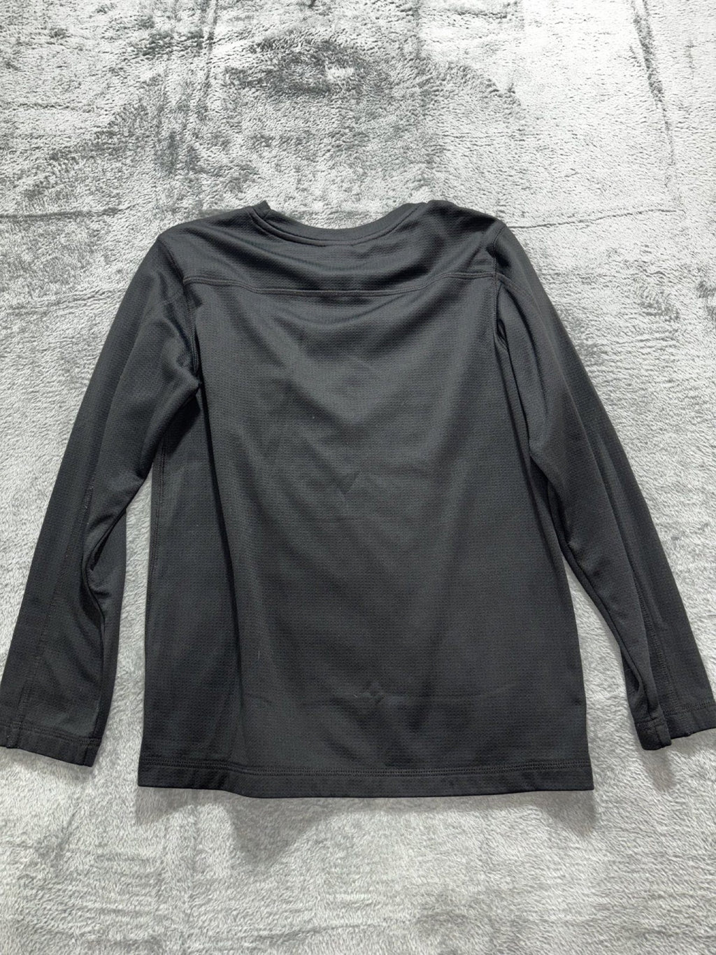 Gerry Kids L 14/16 Gray Black Long Sleeve Waffle Shirts Lot of 2 Casual