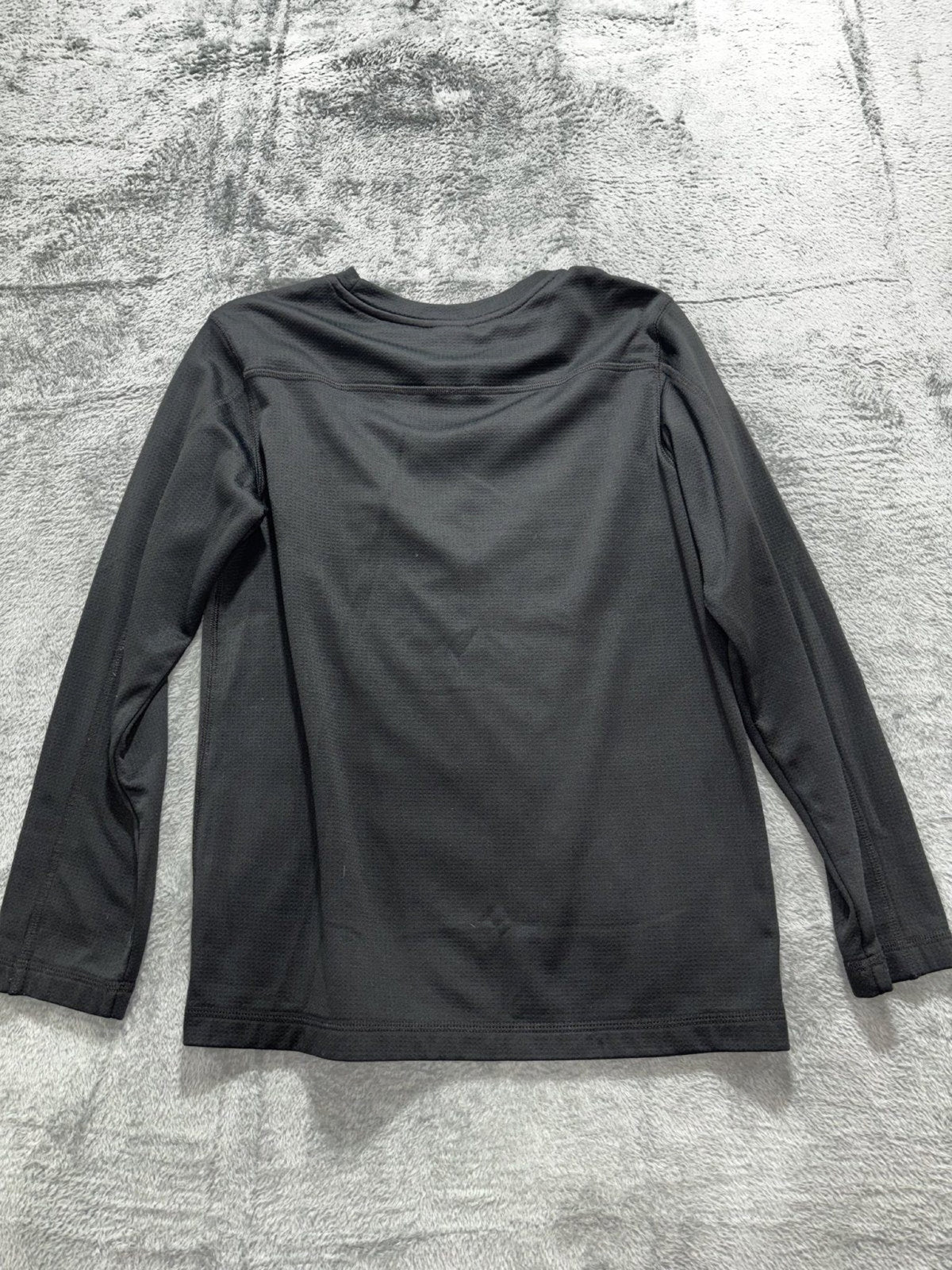 Gerry Kids L 14/16 Gray Black Long Sleeve Waffle Shirts Lot of 2 Casual
