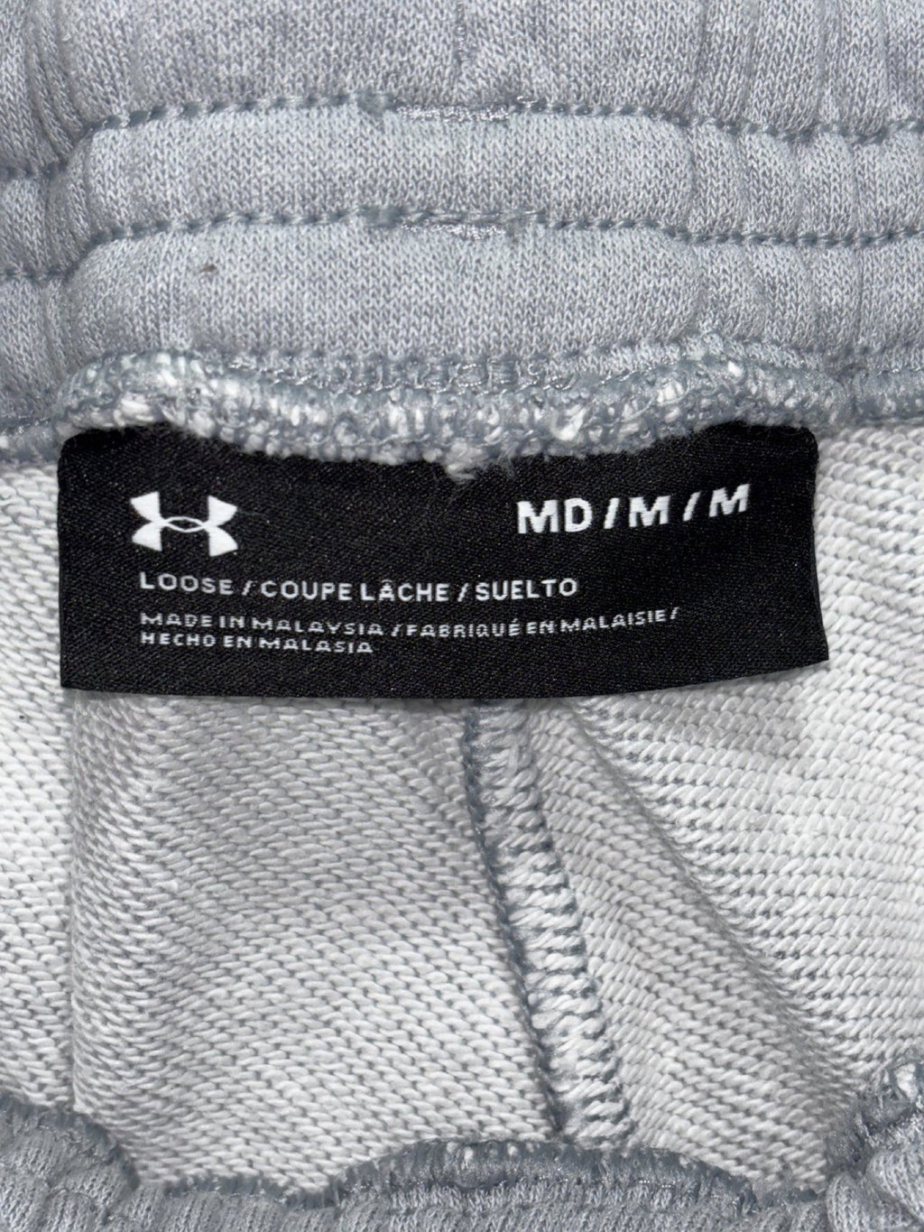 Under Armour Project Rock Mens MD/M/M Gray Earn Greatness Joggers Athleisure
