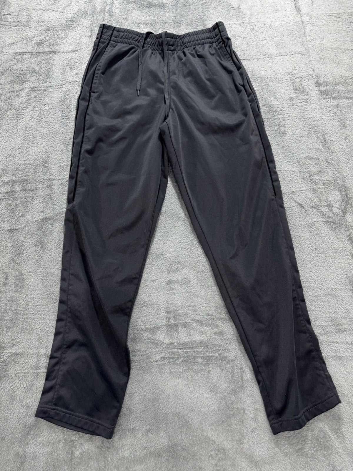 Tek Gear Mens M Charcoal Gray Track Pants Athleisure Casual