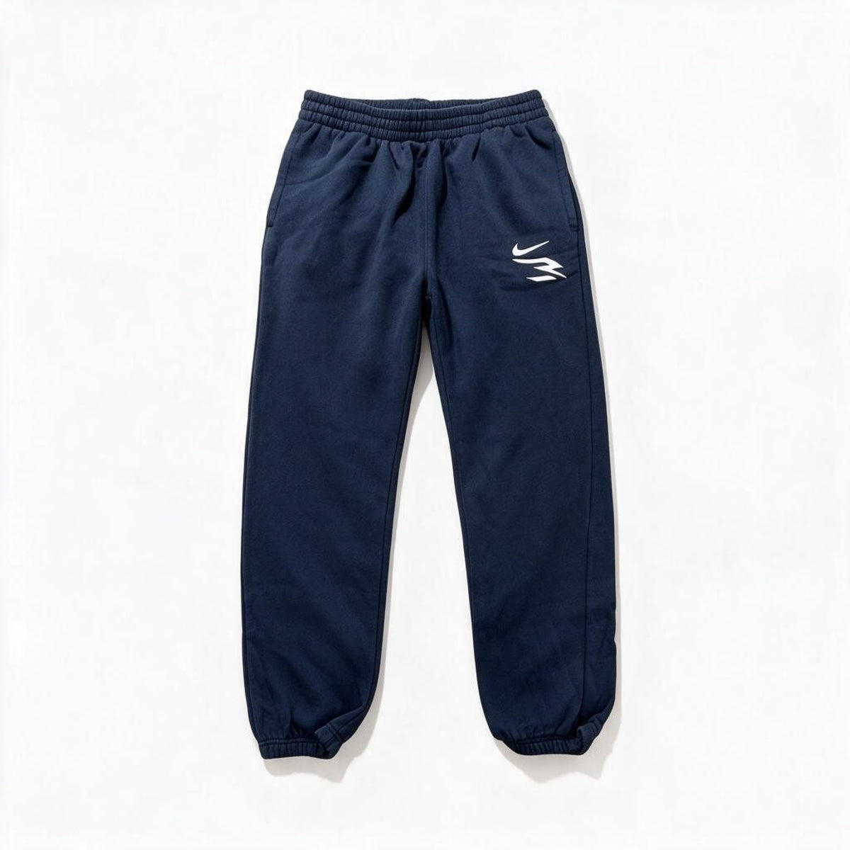 3BRAND Boys XL 13-15Y Navy Blue Fleece Joggers Athletic Casual