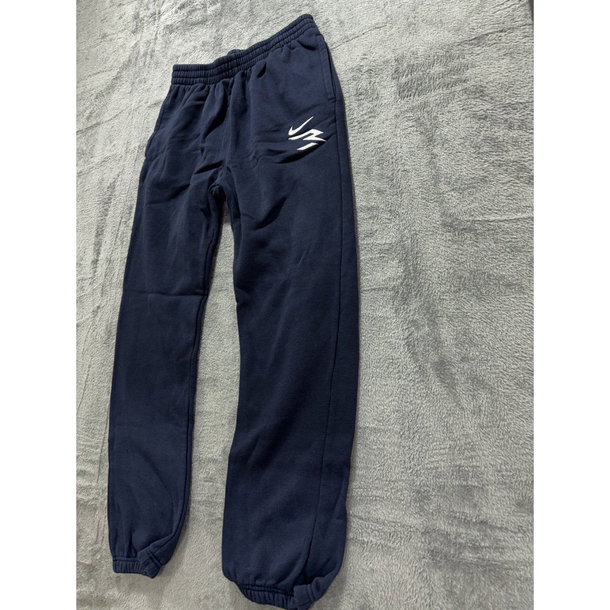 3BRAND Boys XL 13-15Y Navy Blue Fleece Joggers Athletic Casual