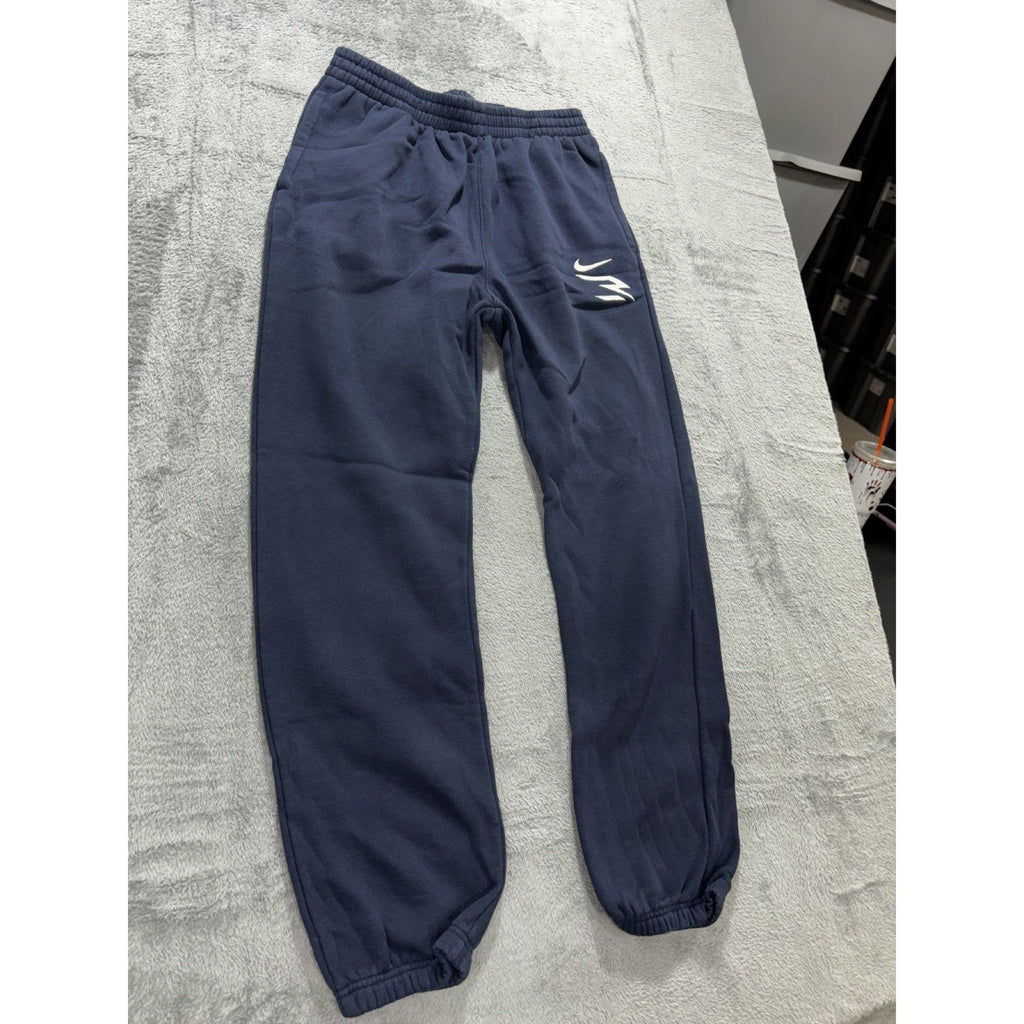 3BRAND Boys XL 13-15Y Navy Blue Fleece Joggers Athletic Casual