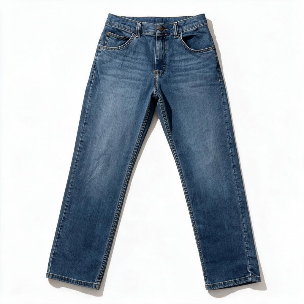 Wrangler Boys 16 Regular Medium Blue Classic Straight Jeans Casual