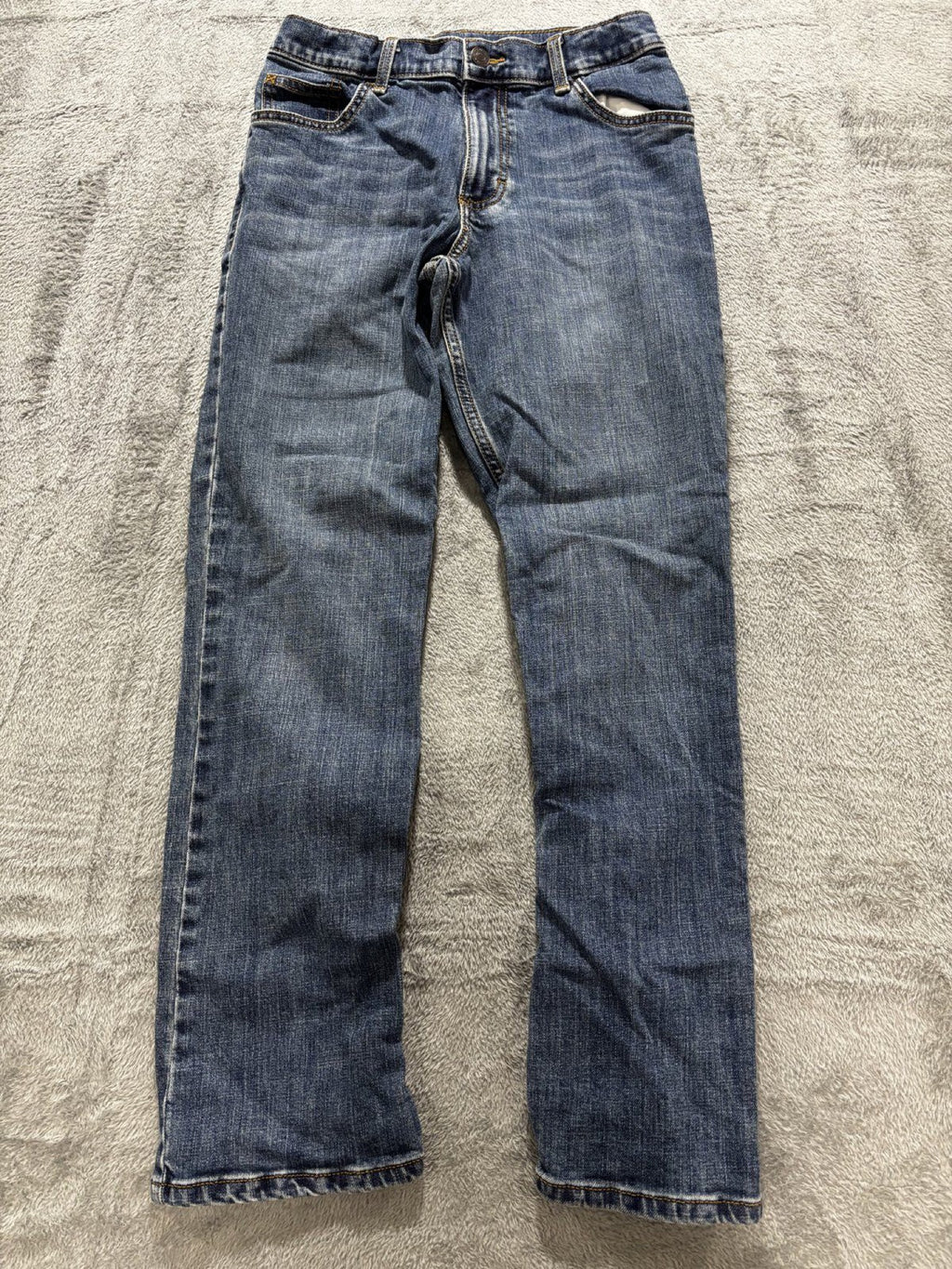 Wrangler Boys 14 Regular Medium Blue Classic Boot Cut Jeans Casual