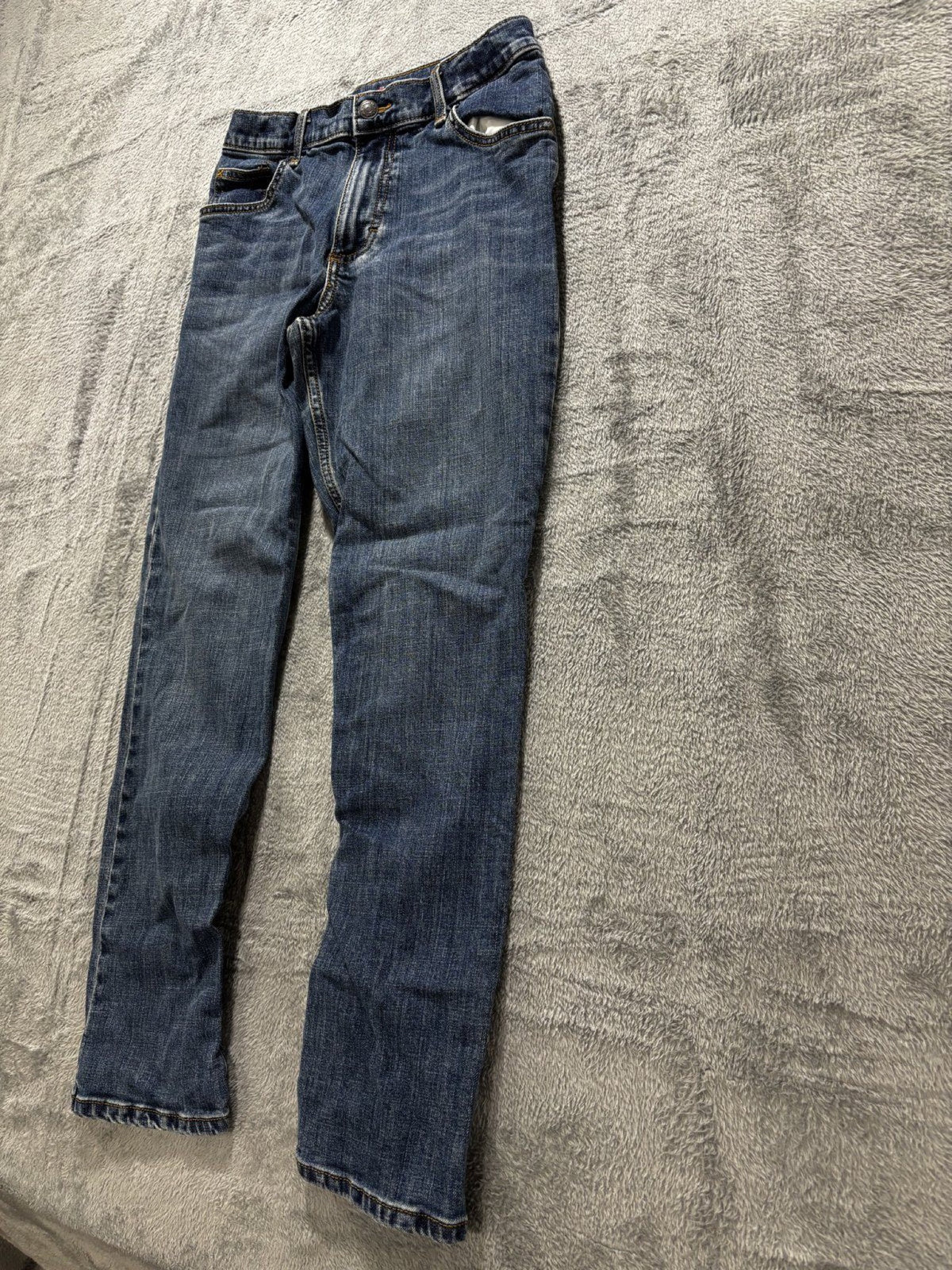 Wrangler Boys 14 Regular Medium Blue Classic Boot Cut Jeans Casual