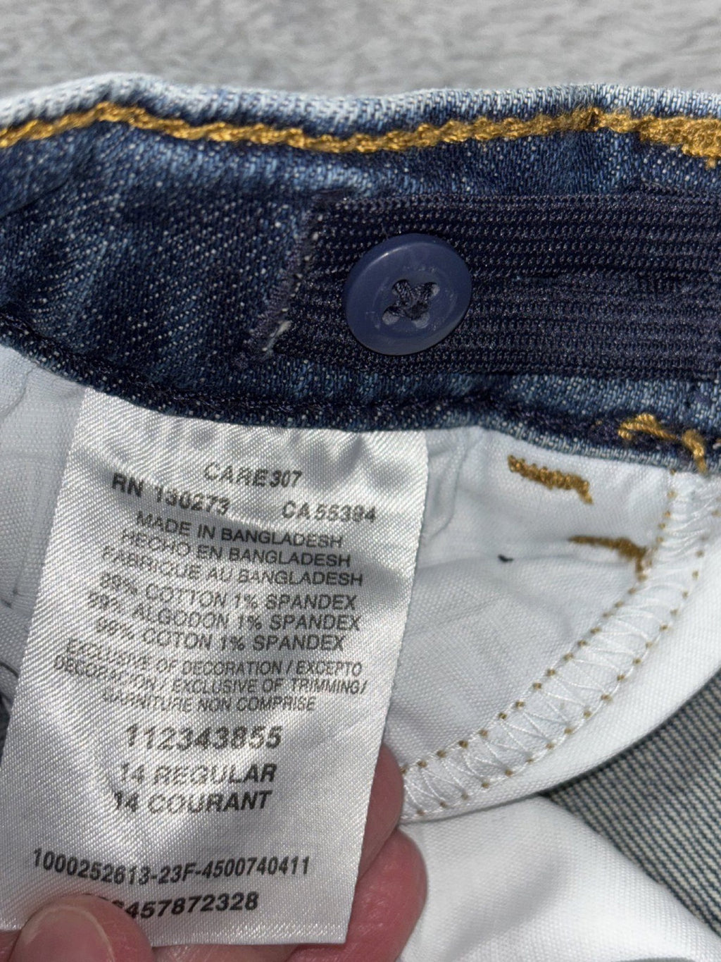 Wrangler Boys 14 Regular Medium Blue Classic Boot Cut Jeans Casual