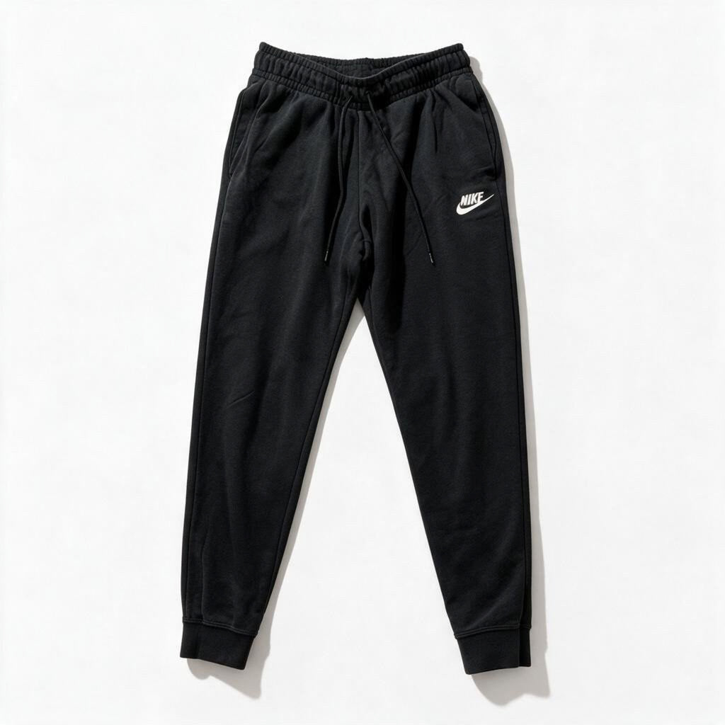 Nike Mens S Black Fleece Joggers Casual Athleisure