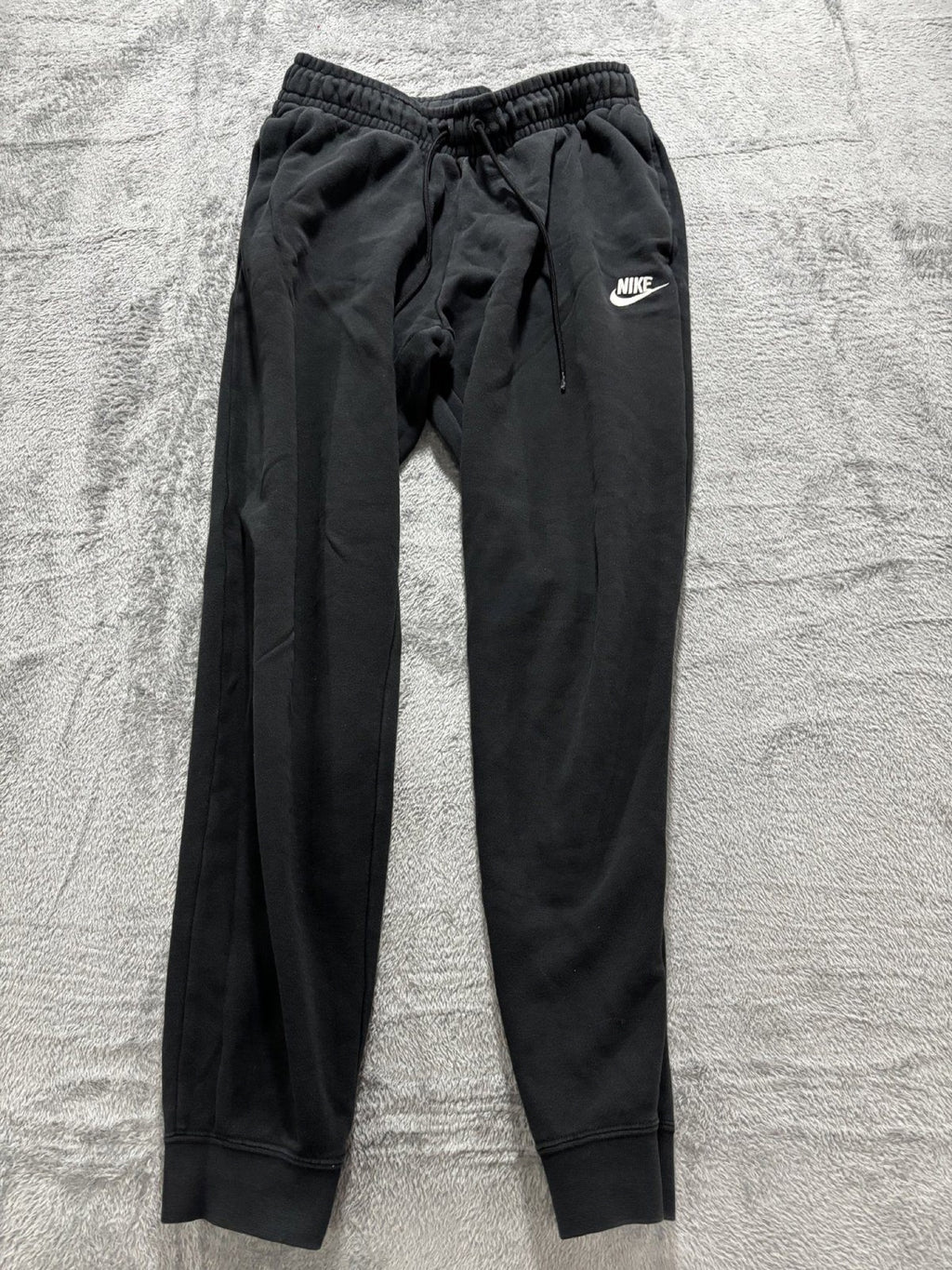 Nike Mens S Black Fleece Joggers Casual Athleisure