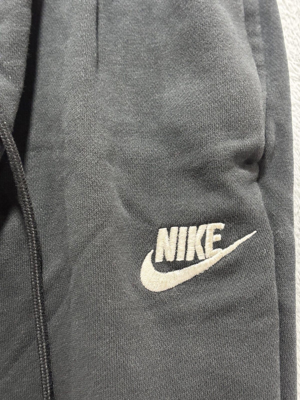 Nike Mens S Black Fleece Joggers Casual Athleisure
