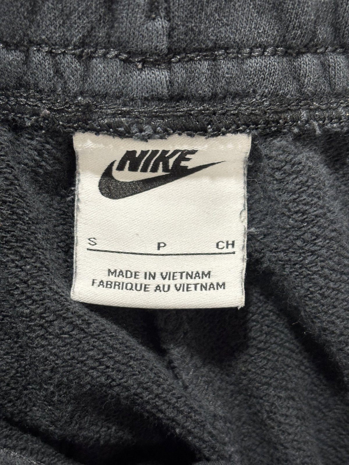 Nike Mens S Black Fleece Joggers Casual Athleisure