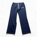 Old Navy Mens M Navy Blue Straight Leg Sweatpants Casual Cozy Logo