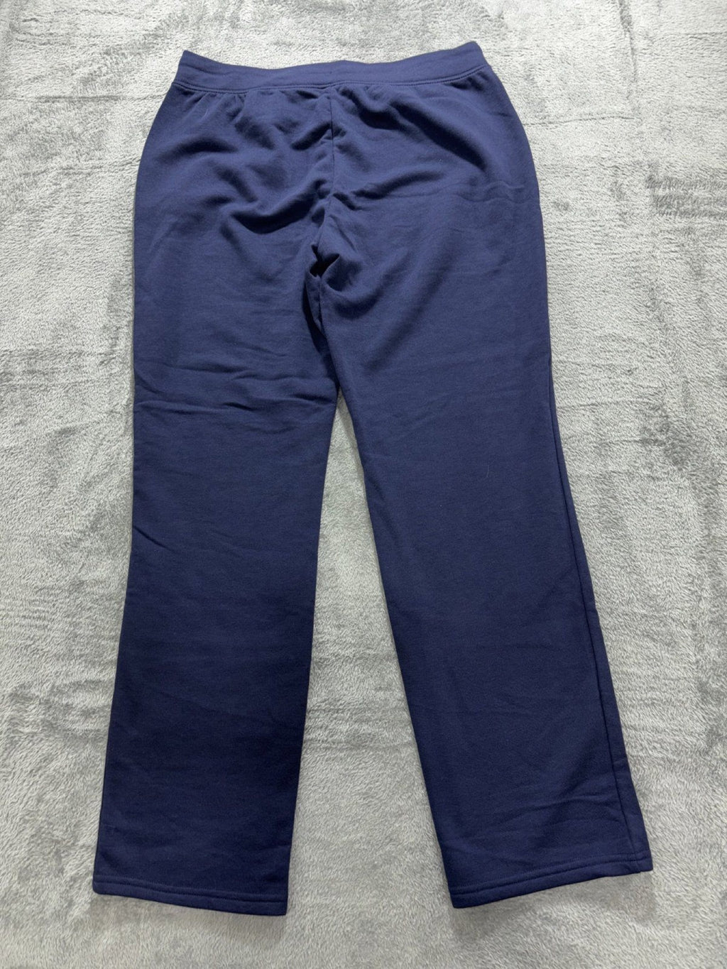 Old Navy Mens M Navy Blue Straight Leg Sweatpants Casual Cozy Logo