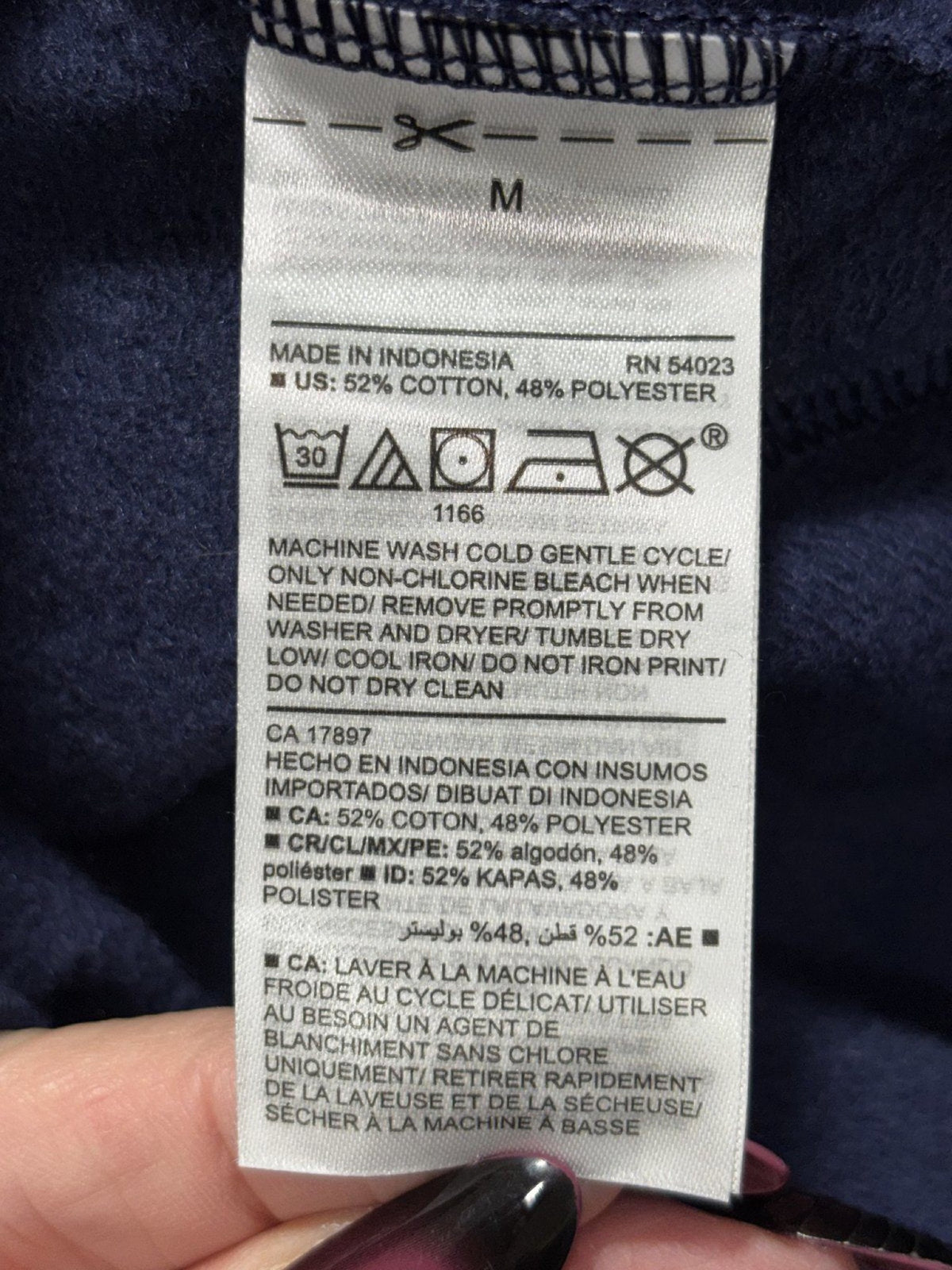 Old Navy Mens M Navy Blue Straight Leg Sweatpants Casual Cozy Logo