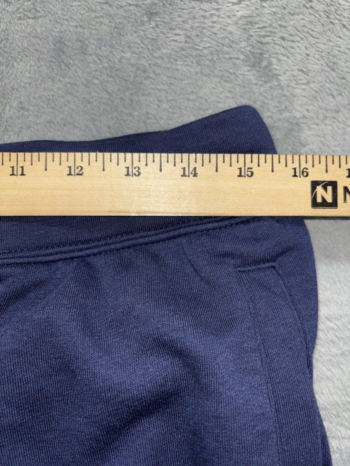Old Navy Mens M Navy Blue Straight Leg Sweatpants Casual Cozy Logo