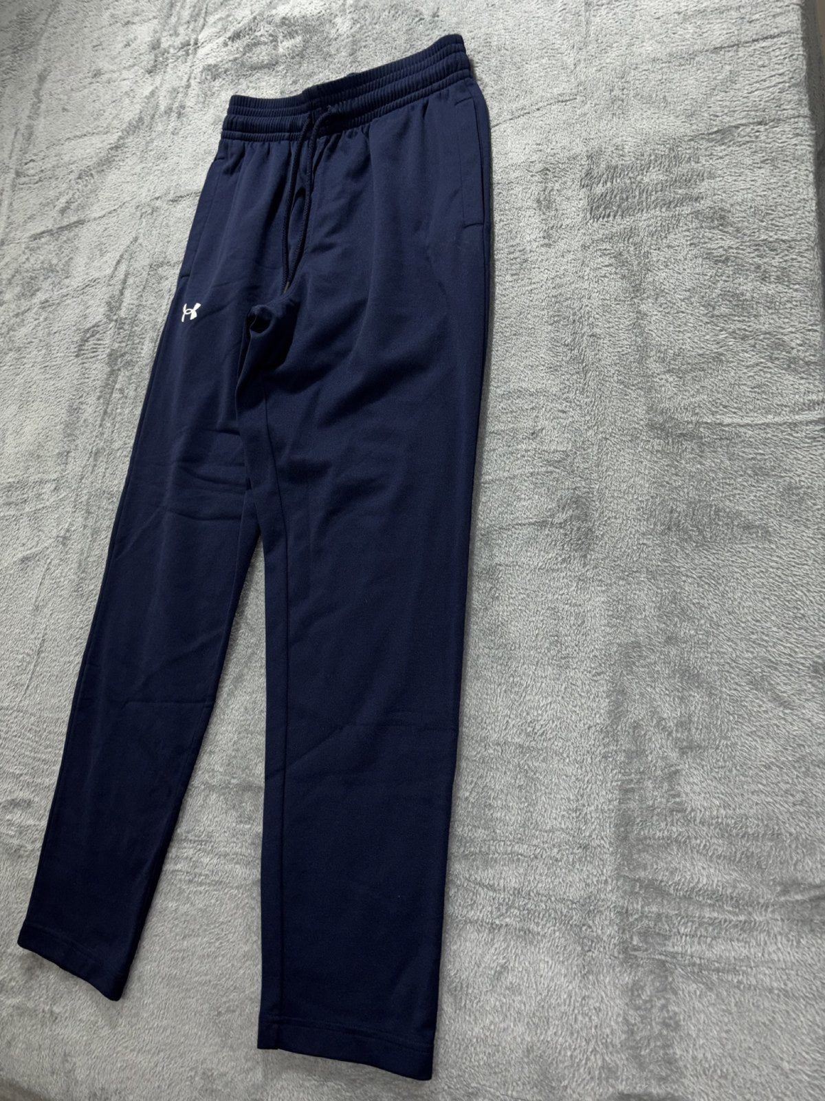 Under Armour Mens S Navy Blue Athletic Pants Casual Athleisure