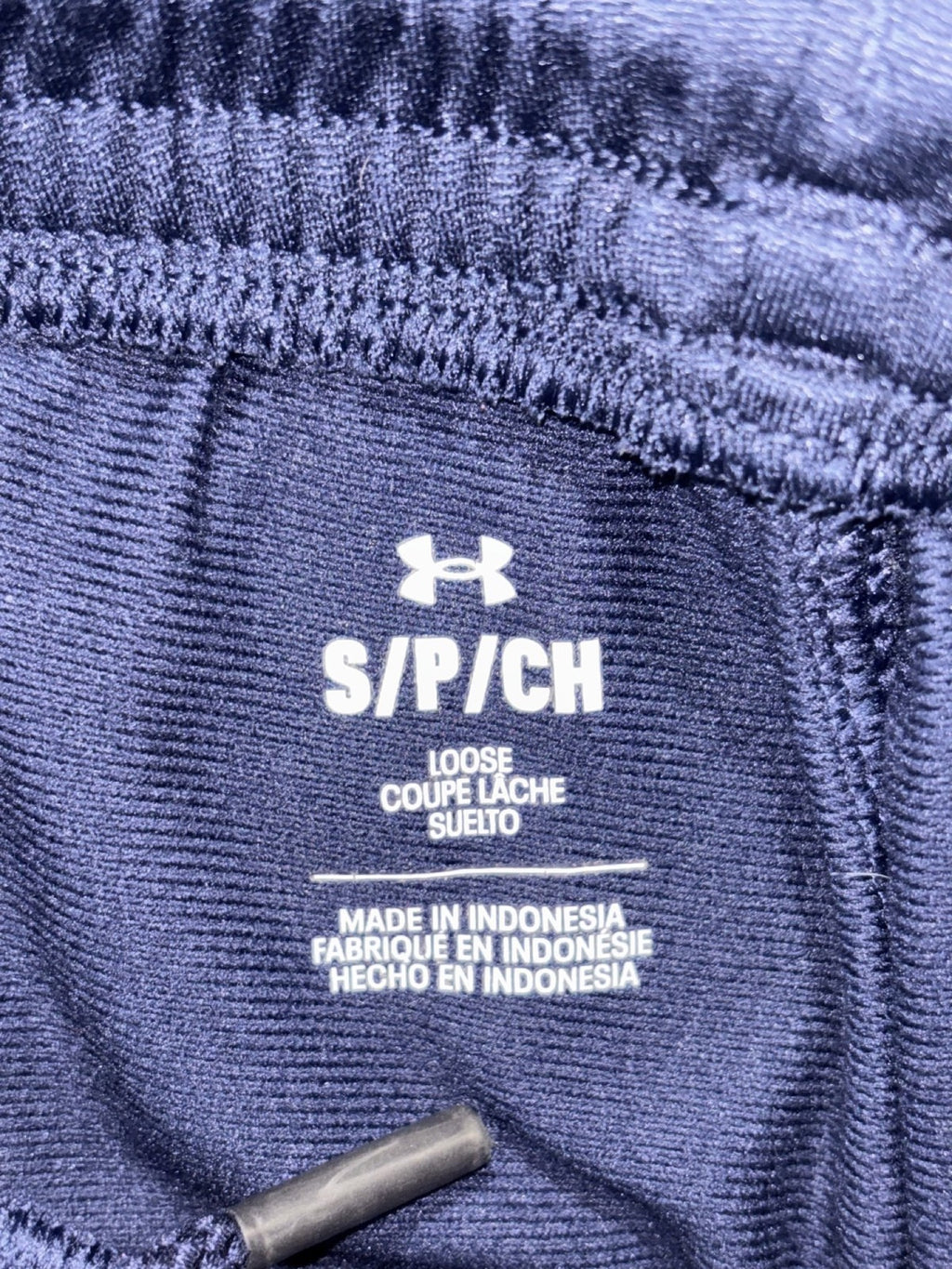 Under Armour Mens S Navy Blue Athletic Pants Casual Athleisure