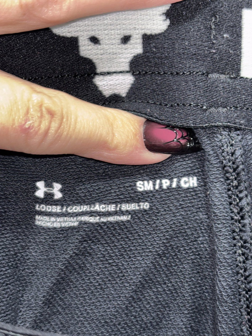 Under Armour Mens S Black Loose Fit Jogger Sweatpants Athleisure