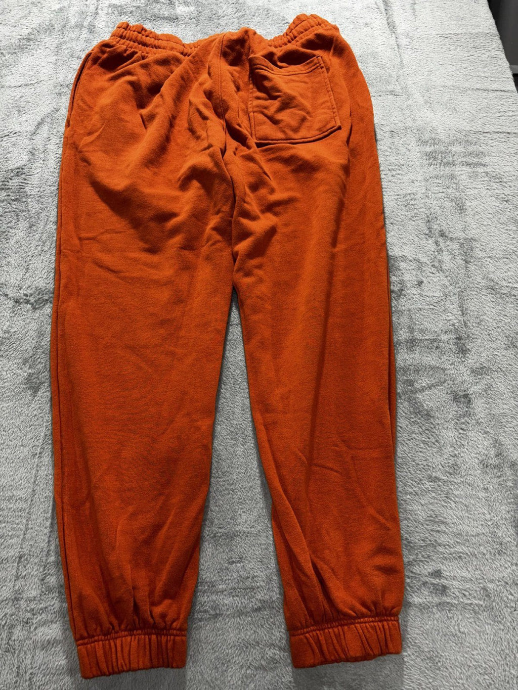 No Boundaries Mens M Orange Jogger Sweatpants Cozy Casual