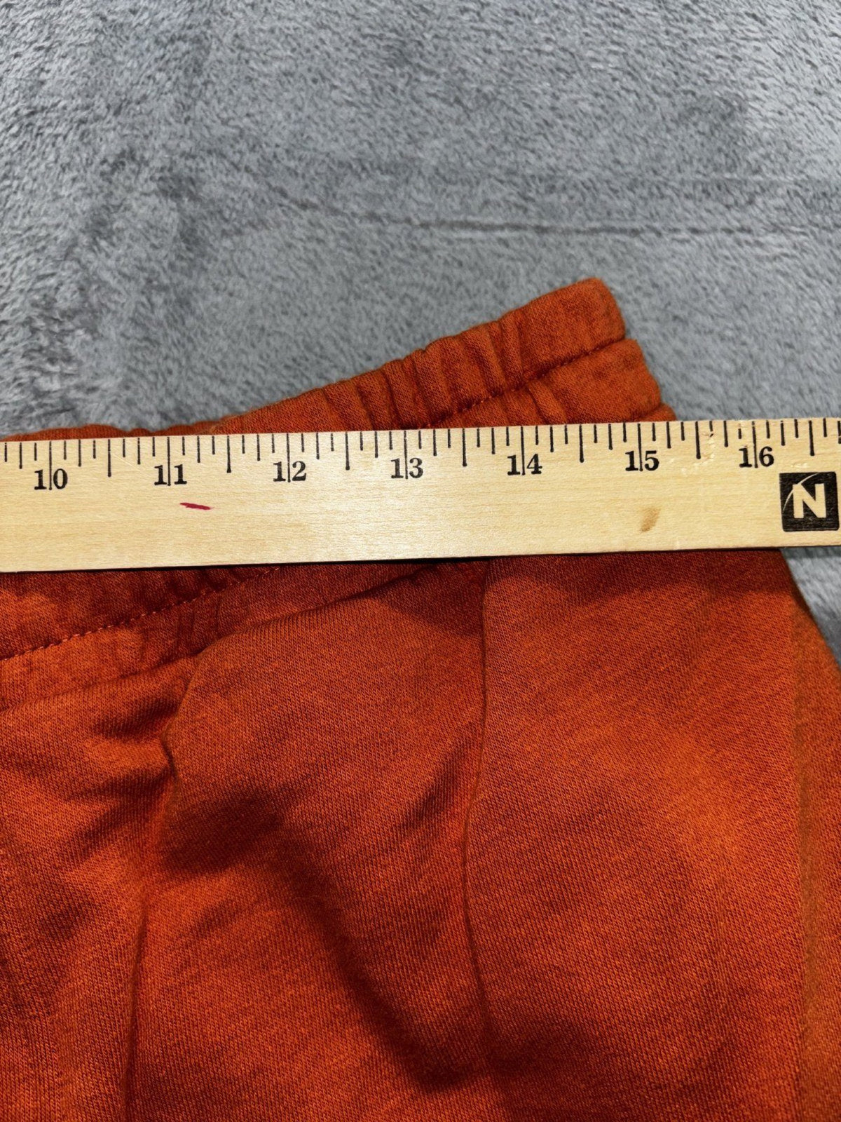 No Boundaries Mens M Orange Jogger Sweatpants Cozy Casual