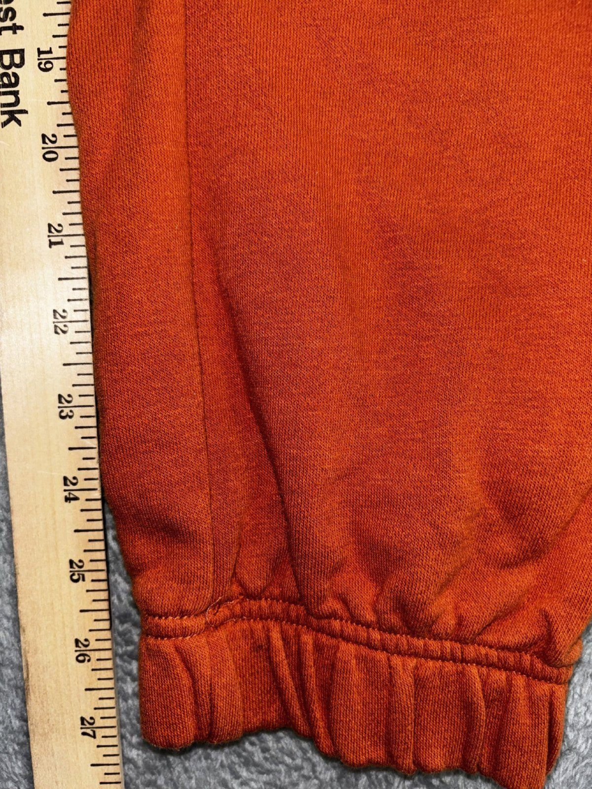 No Boundaries Mens M Orange Jogger Sweatpants Cozy Casual