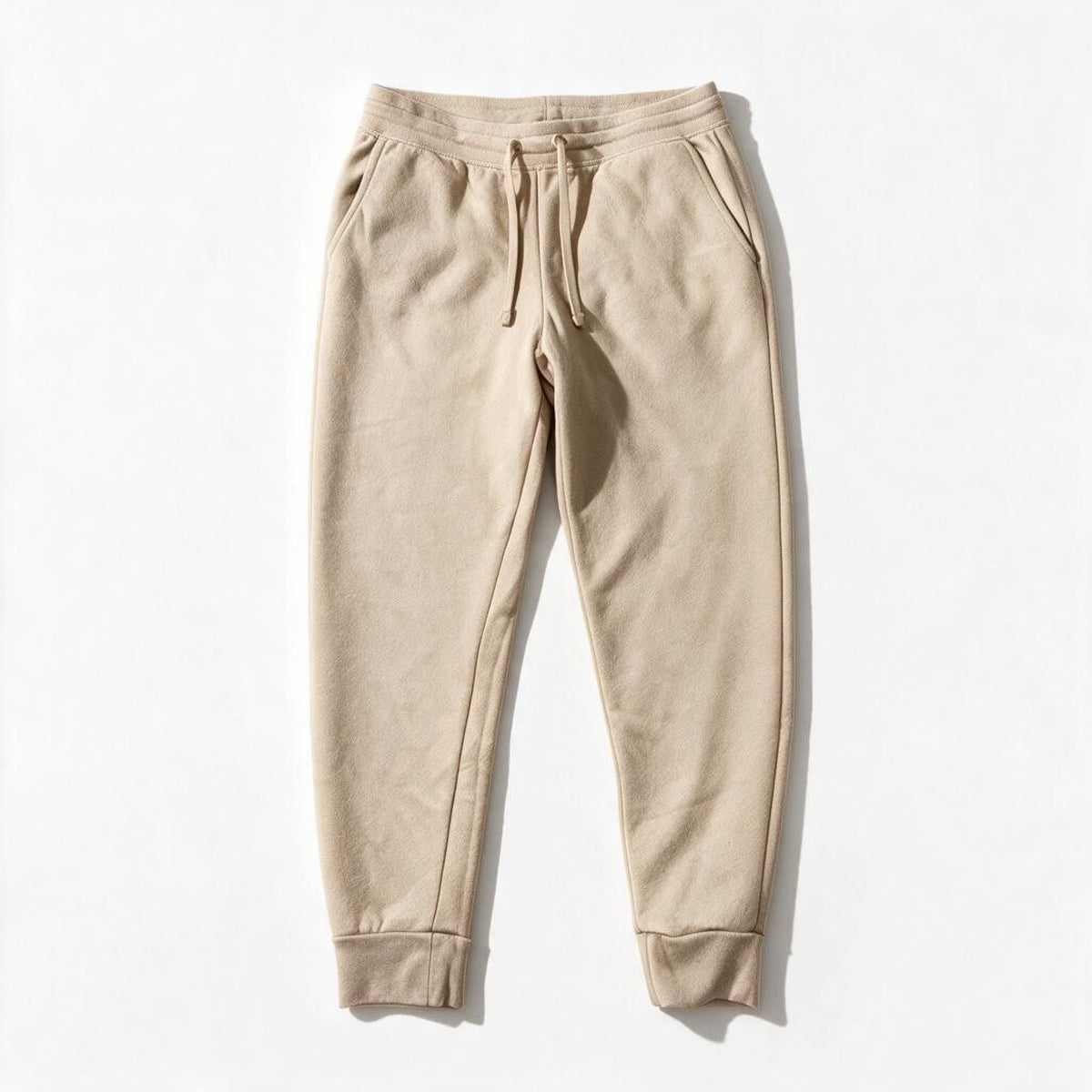 Tek Gear Mens M Tan Ultrasoft Fleece Jogger Sweatpants Casual Cozy