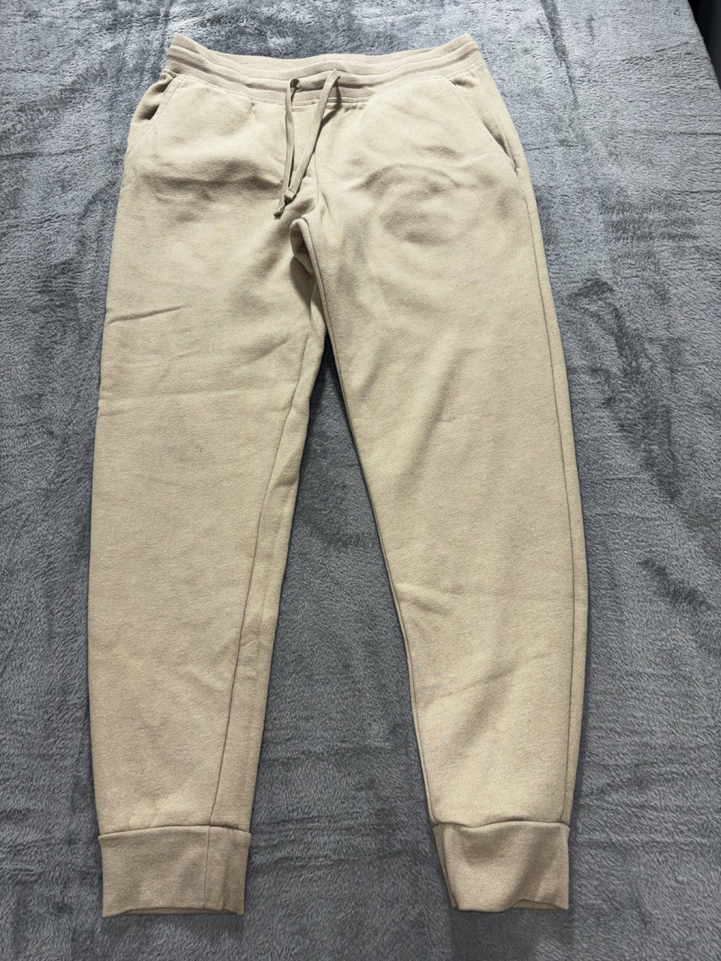 Tek Gear Mens M Tan Ultrasoft Fleece Jogger Sweatpants Casual Cozy
