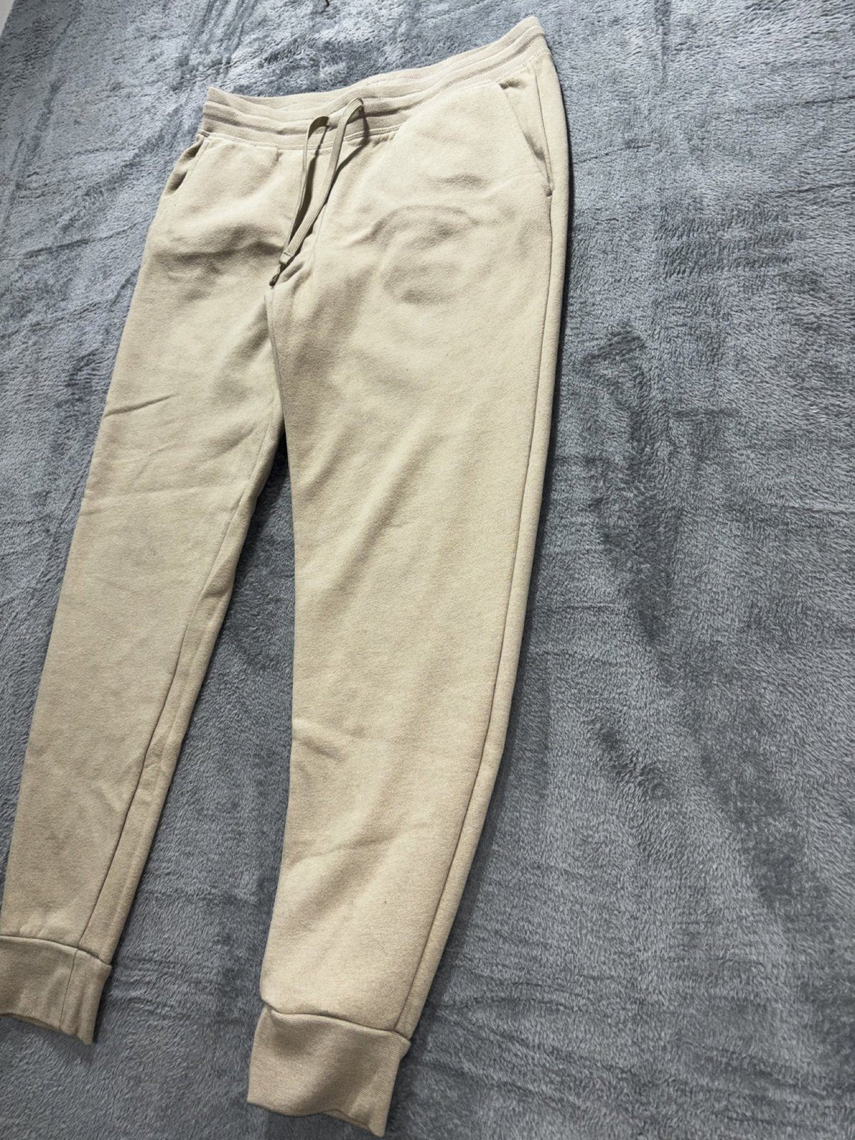 Tek Gear Mens M Tan Ultrasoft Fleece Jogger Sweatpants Casual Cozy