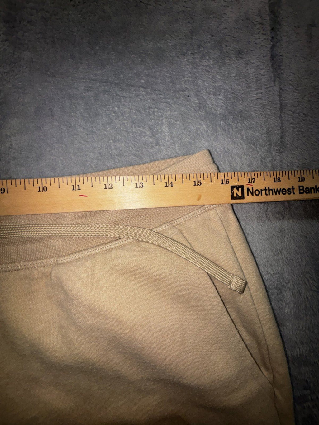 Tek Gear Mens M Tan Ultrasoft Fleece Jogger Sweatpants Casual Cozy