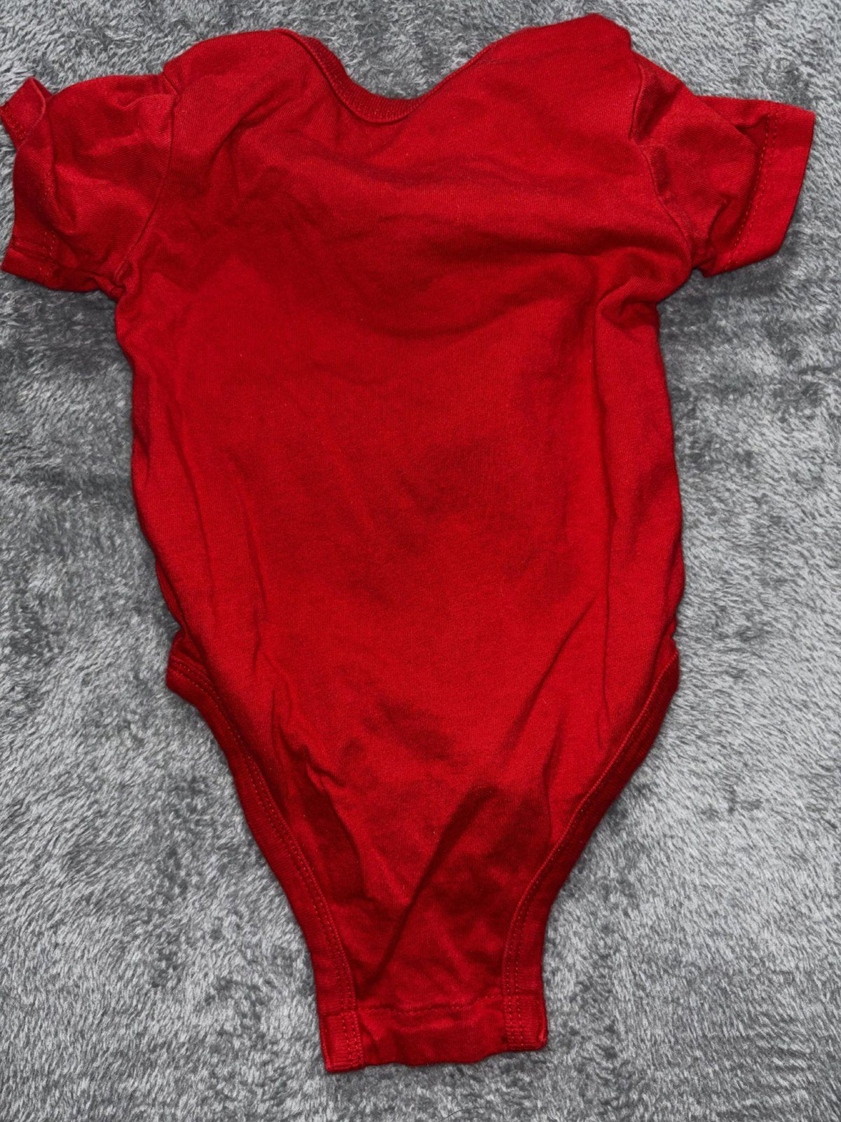 Nike Baby Boys 0-3M 5 Piece Bundle Sports Bodysuits Red Gray Navy Cream