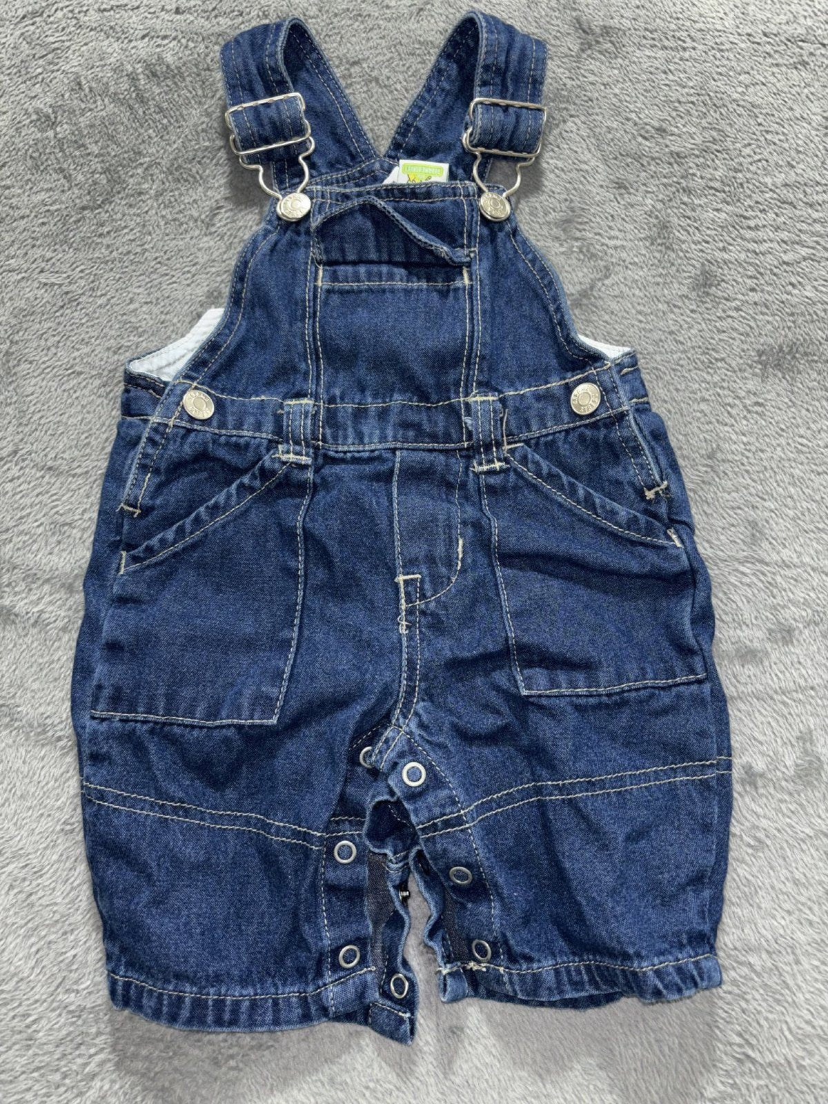 Old Navy Baby 0-3M 5 Piece Bundle Denim Overalls Footies Mustard Olive Oat