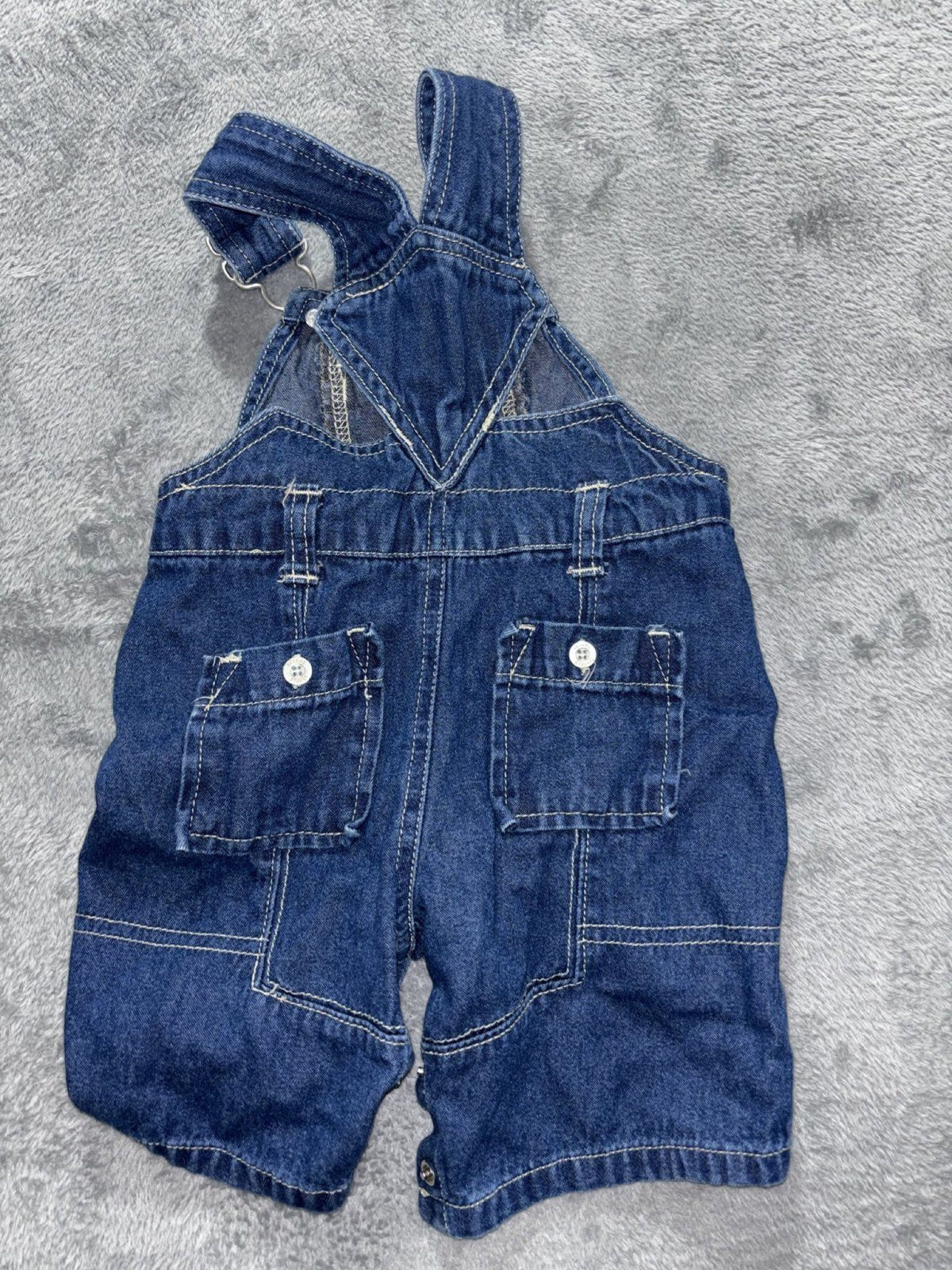 Old Navy Baby 0-3M 5 Piece Bundle Denim Overalls Footies Mustard Olive Oat