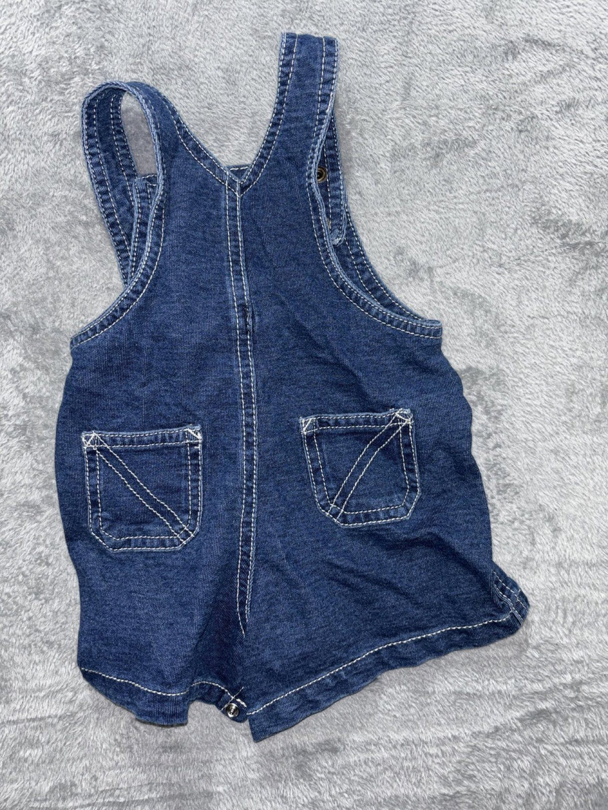Old Navy Baby 0-3M 5 Piece Bundle Denim Overalls Footies Mustard Olive Oat