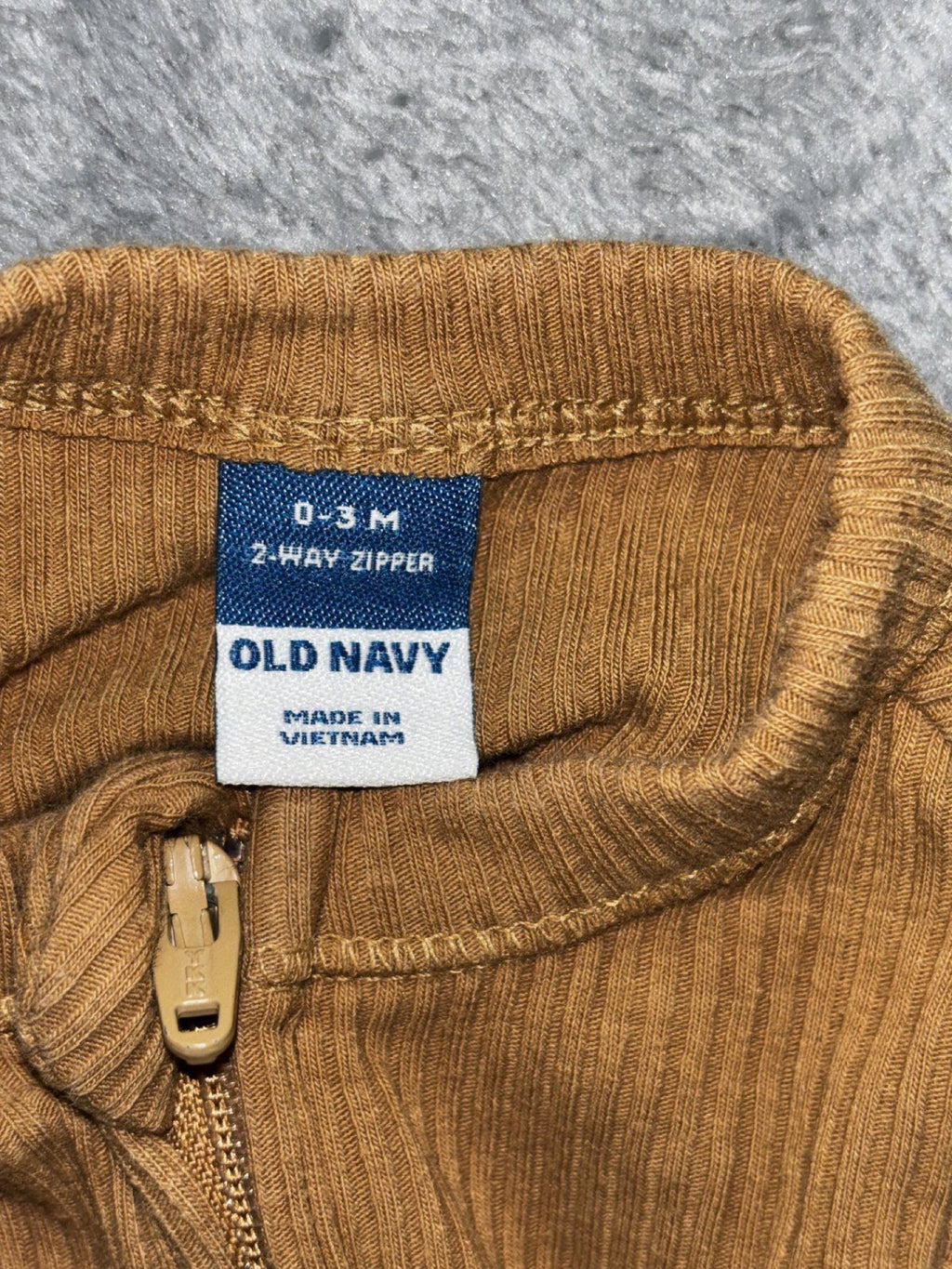 Old Navy Baby 0-3M 5 Piece Bundle Denim Overalls Footies Mustard Olive Oat