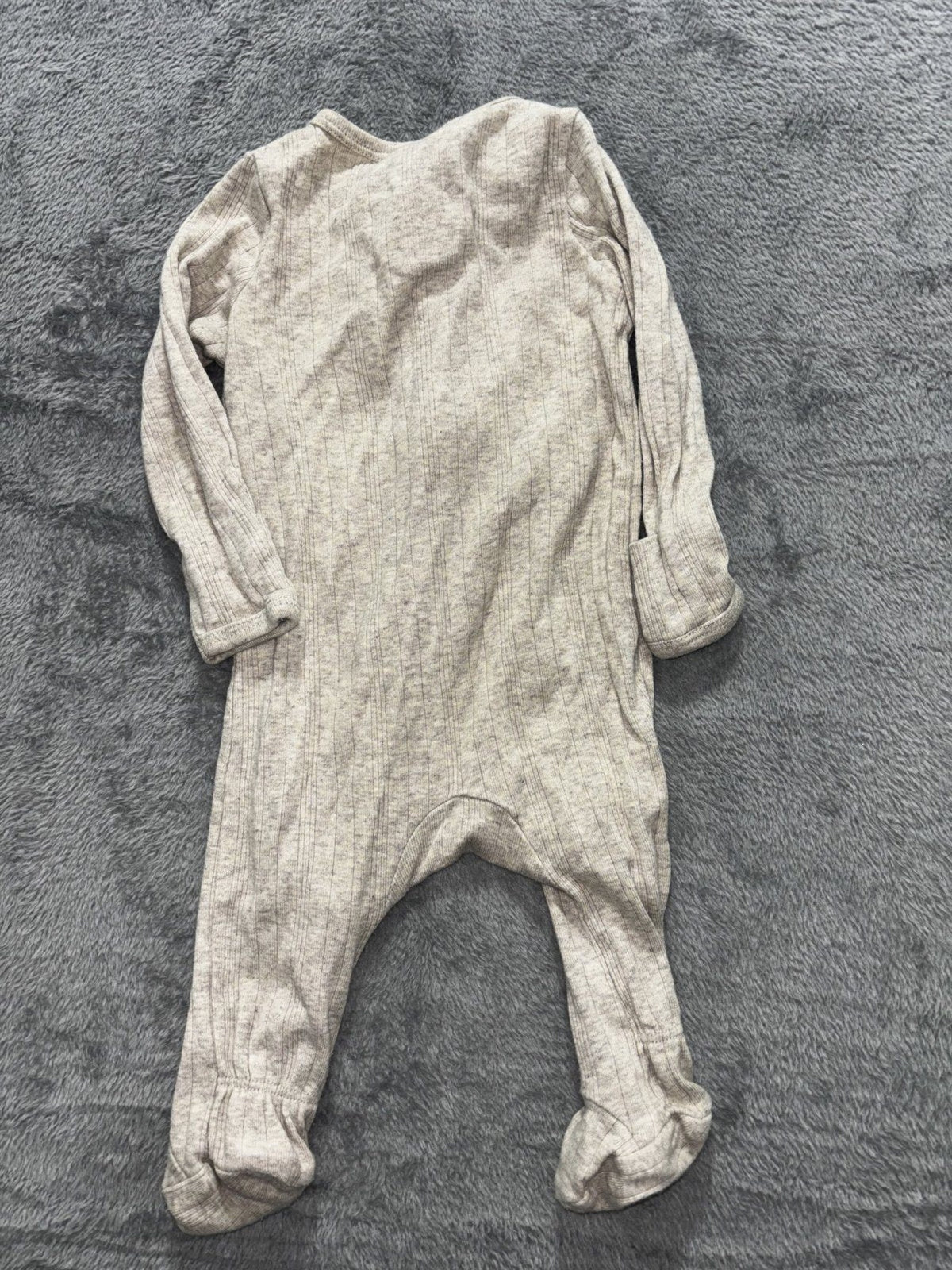 Old Navy Baby 0-3M 5 Piece Bundle Denim Overalls Footies Mustard Olive Oat