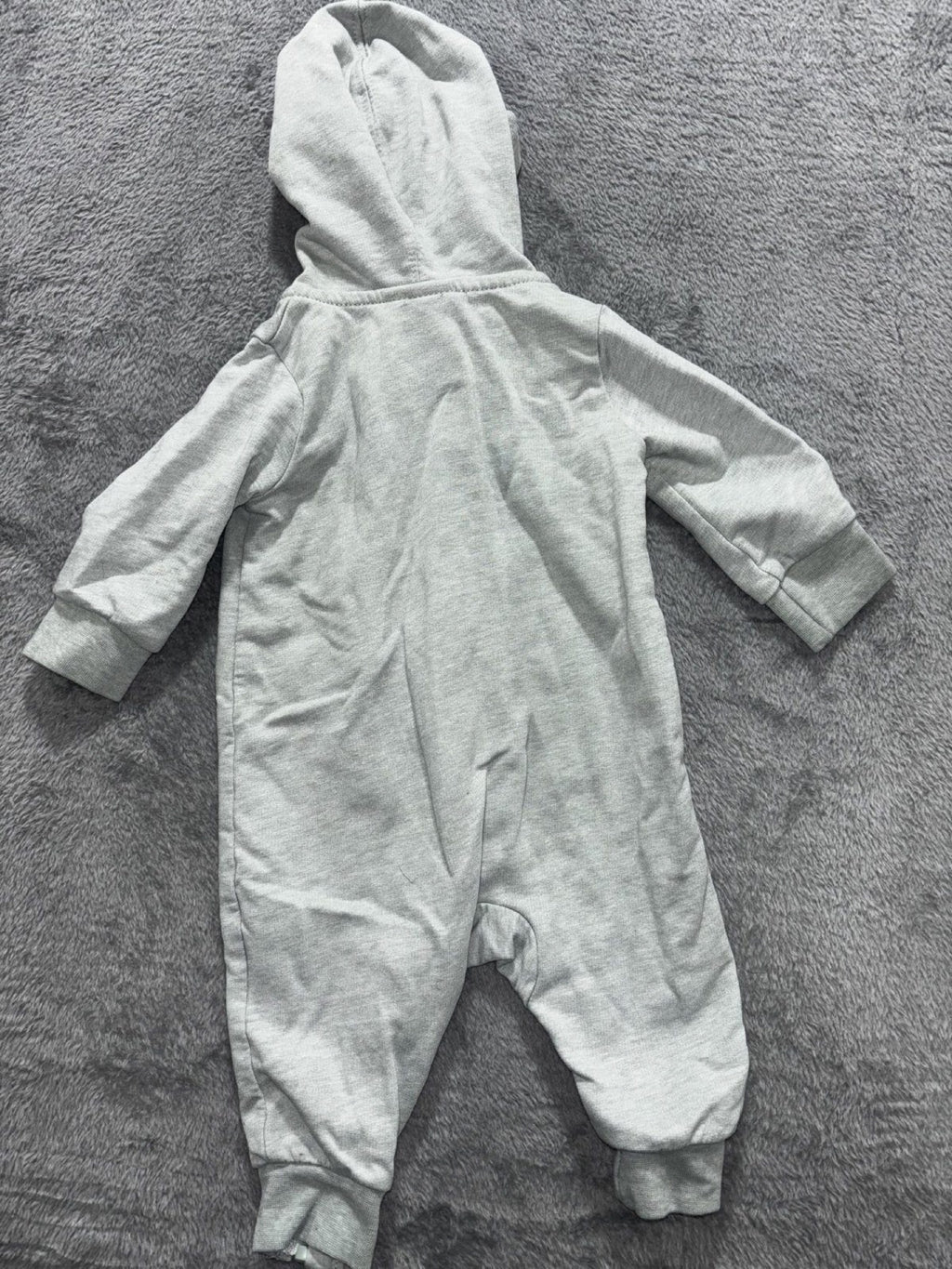 Nike Baby 3M 5 Piece Bundle Rompers Bodysuit Blue Gray Cream