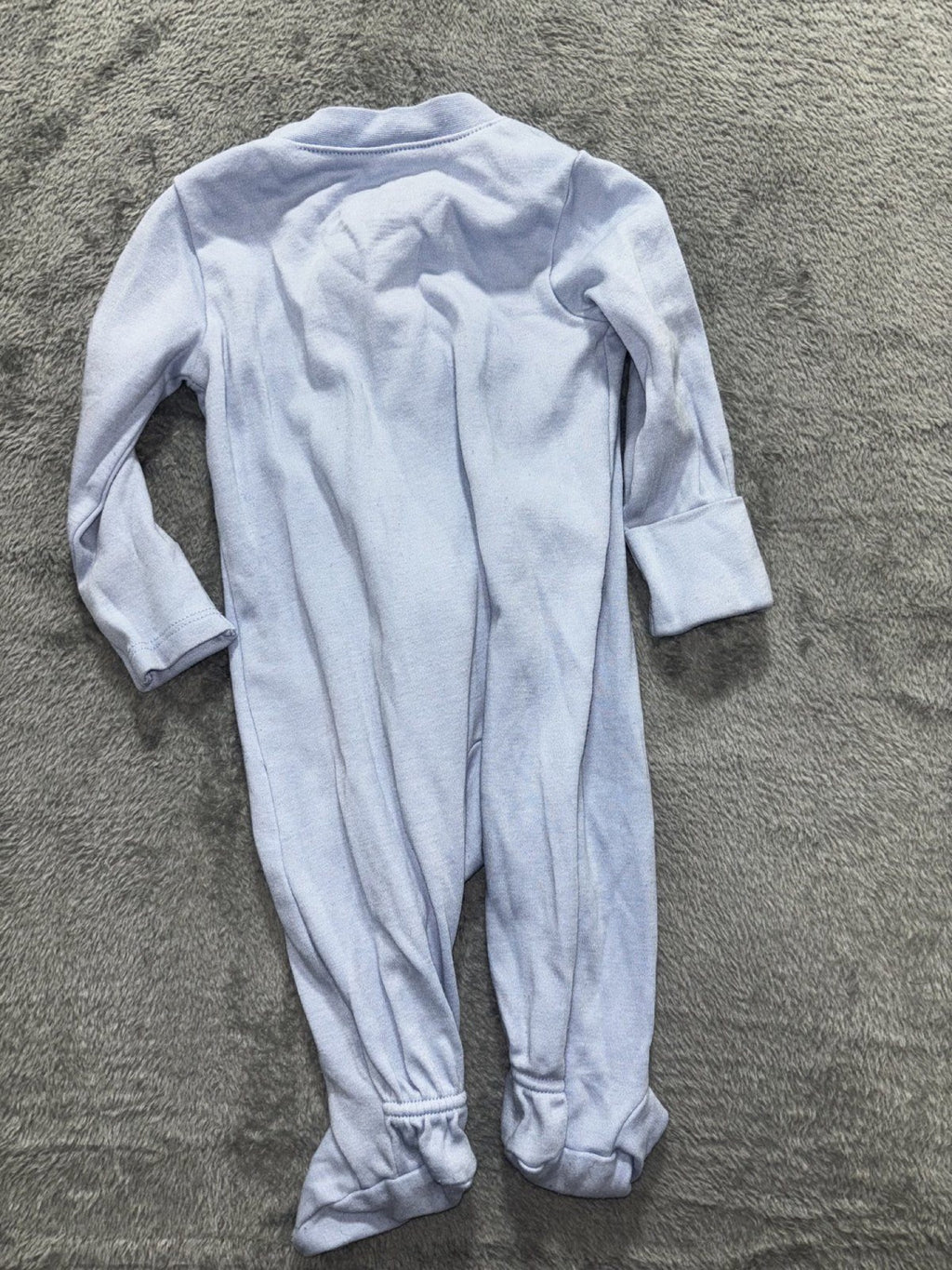 Nike Baby 3M 5 Piece Bundle Rompers Bodysuit Blue Gray Cream