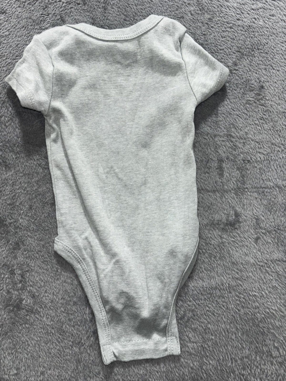 Nike Baby 3M 5 Piece Bundle Rompers Bodysuit Blue Gray Cream