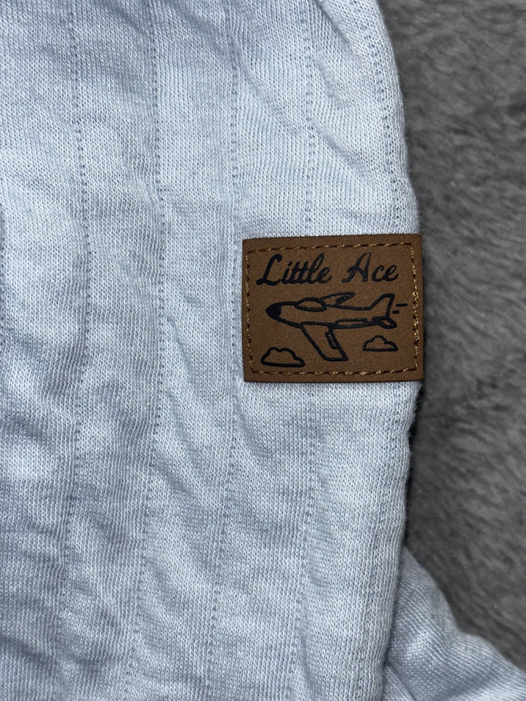 Carter's Baby 18M 4 Piece Bundle Quilted Romper Fleece Jacket Pants Blue Olive