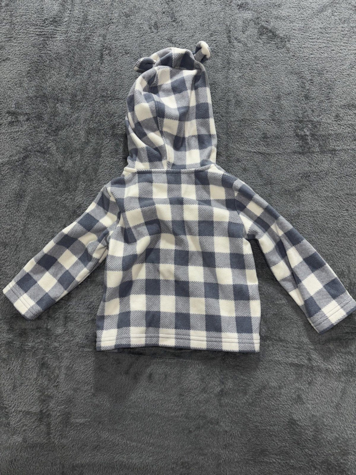 Carter's Baby 18M 4 Piece Bundle Quilted Romper Fleece Jacket Pants Blue Olive