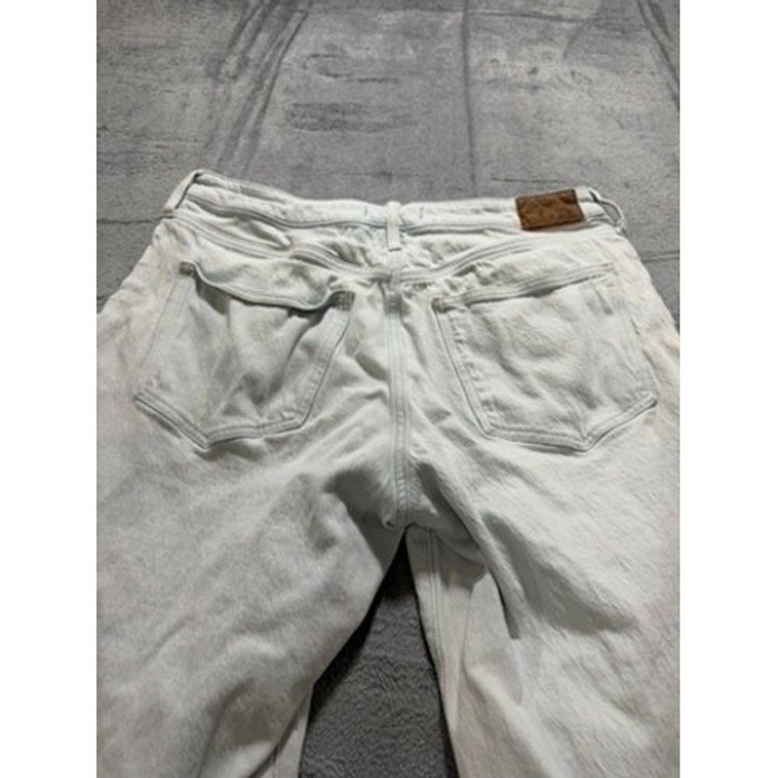 Madewell The Curvy Perfect Vintage Jean Light Wash High Rise Denim 32P Mom Retro