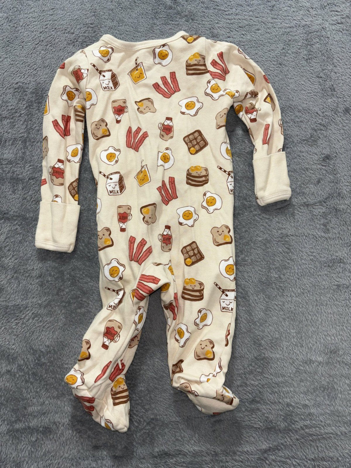 Carter's Baby NB to 0-3M 5 Piece Bundle Sleepers Sleep Sacks Cream Gray Navy