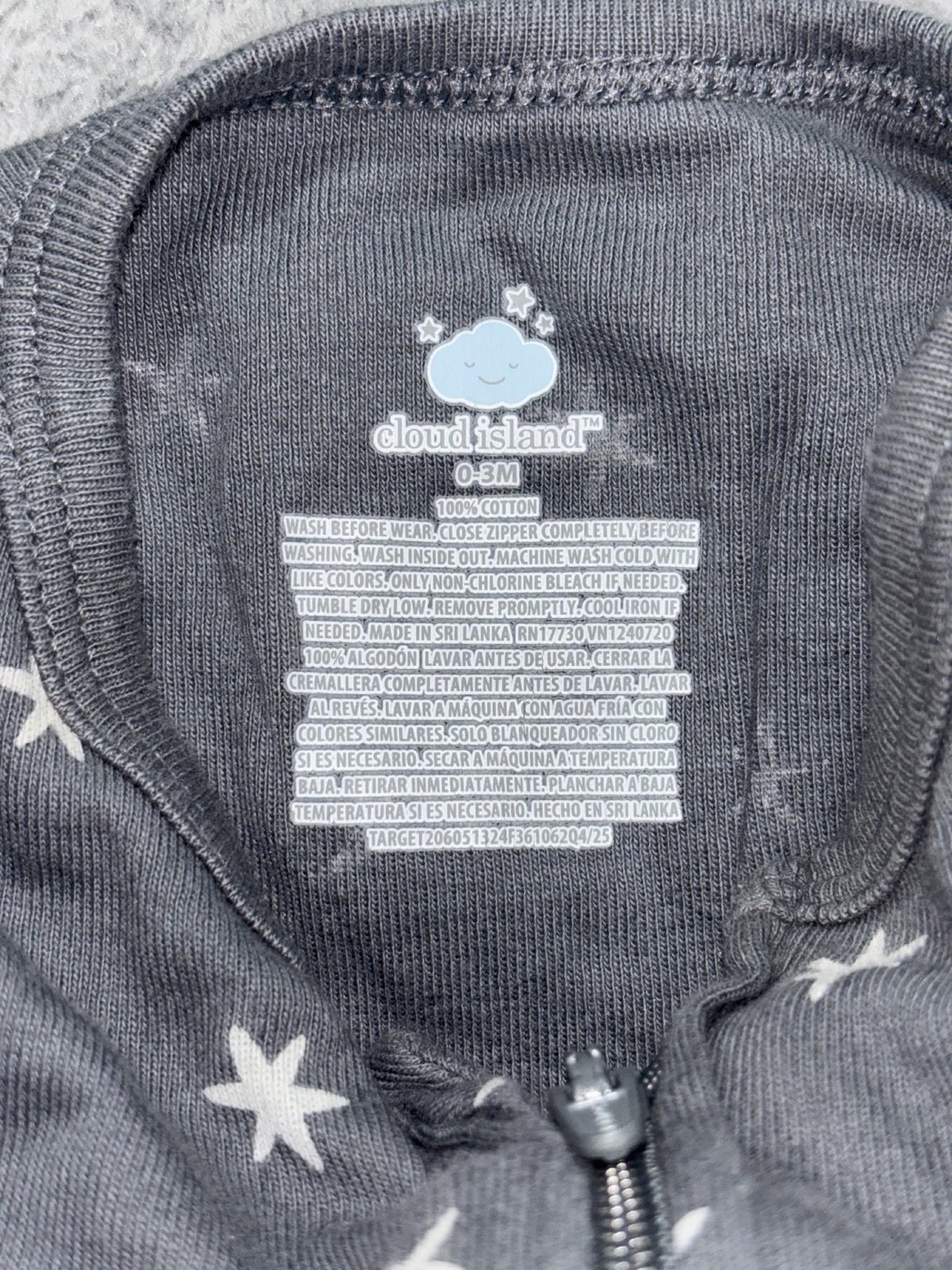 Carter's Baby NB to 0-3M 5 Piece Bundle Sleepers Sleep Sacks Cream Gray Navy