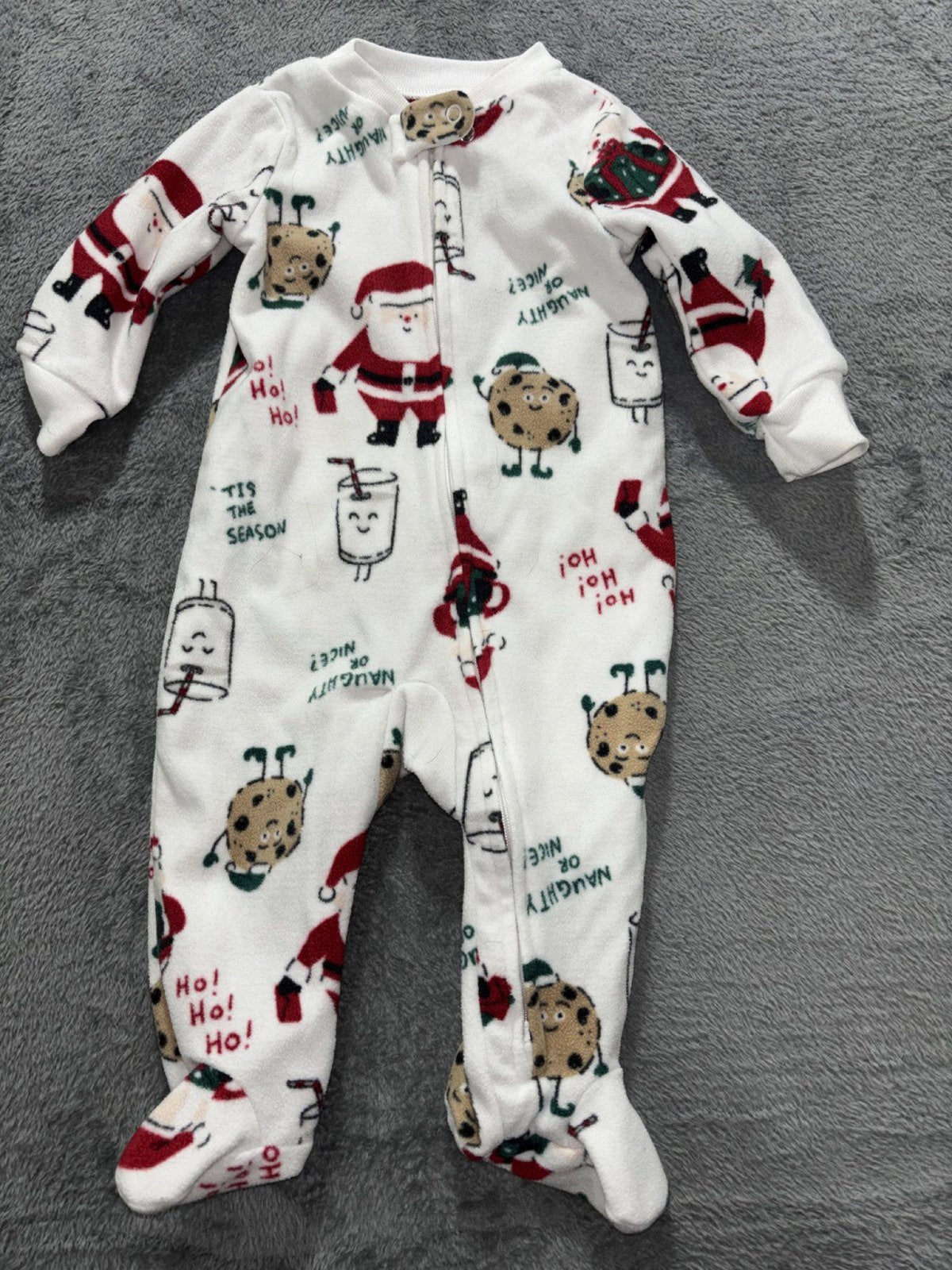 Carter's Baby 6M 3 Piece Bundle Holiday Sleepers Bodysuit Thanksgiving Christmas