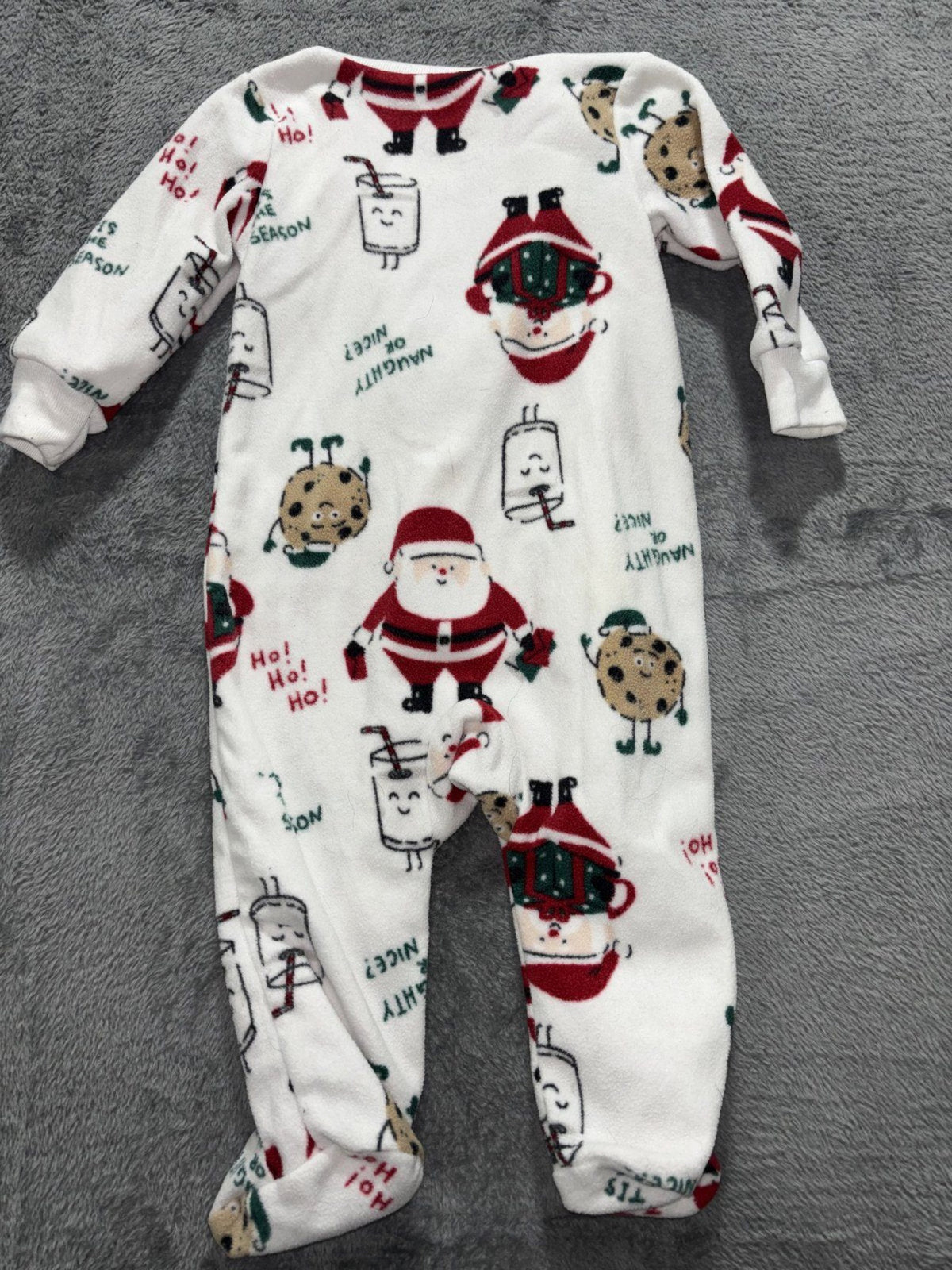 Carter's Baby 6M 3 Piece Bundle Holiday Sleepers Bodysuit Thanksgiving Christmas
