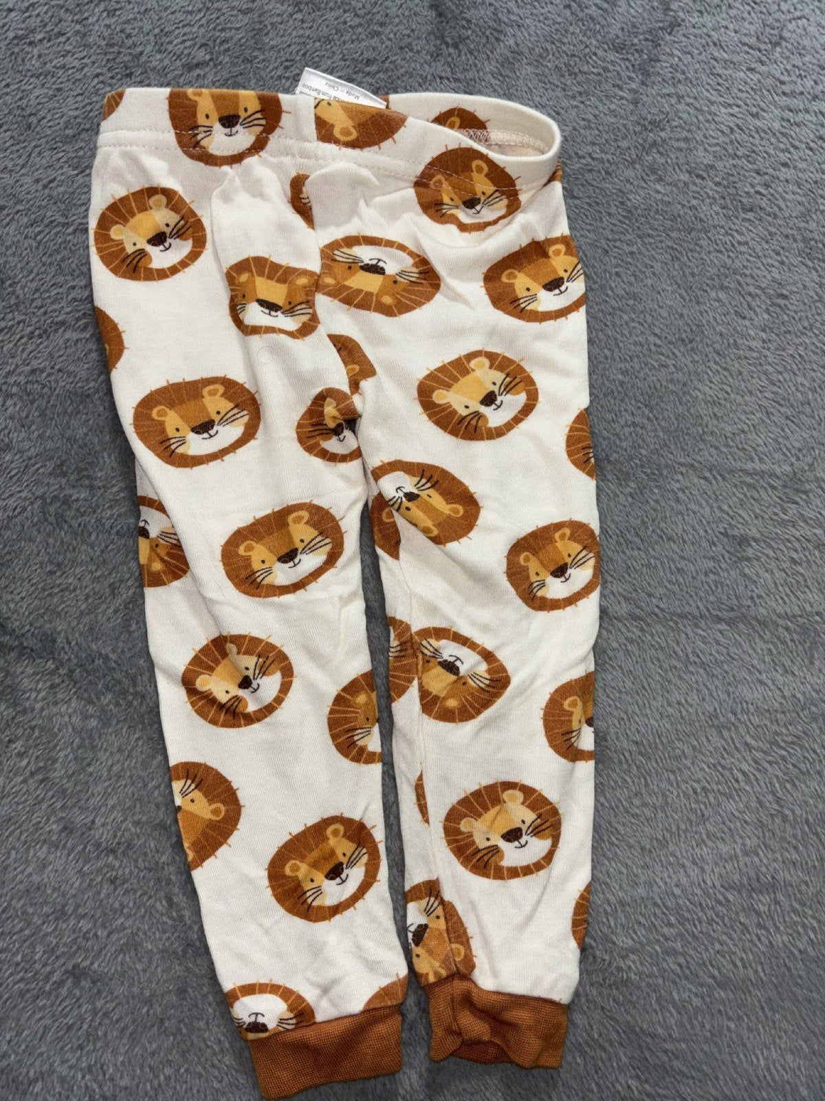 Carhartt Carter's Baby 24M 4 Piece Bundle Striped Overalls Tee Lion Print Pants