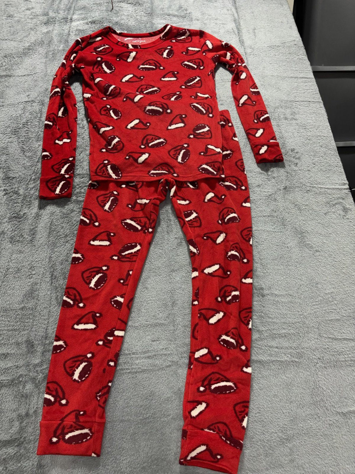 Cat & Jack Kids 14 4 Piece Bundle Christmas Pajama Sets Green Red Sleepwear