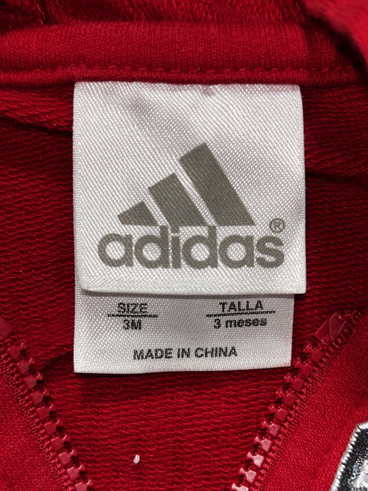 Nike Adidas Baby 3M 4 Piece Bundle Navy Rompers Red Hoodie Gray Pants