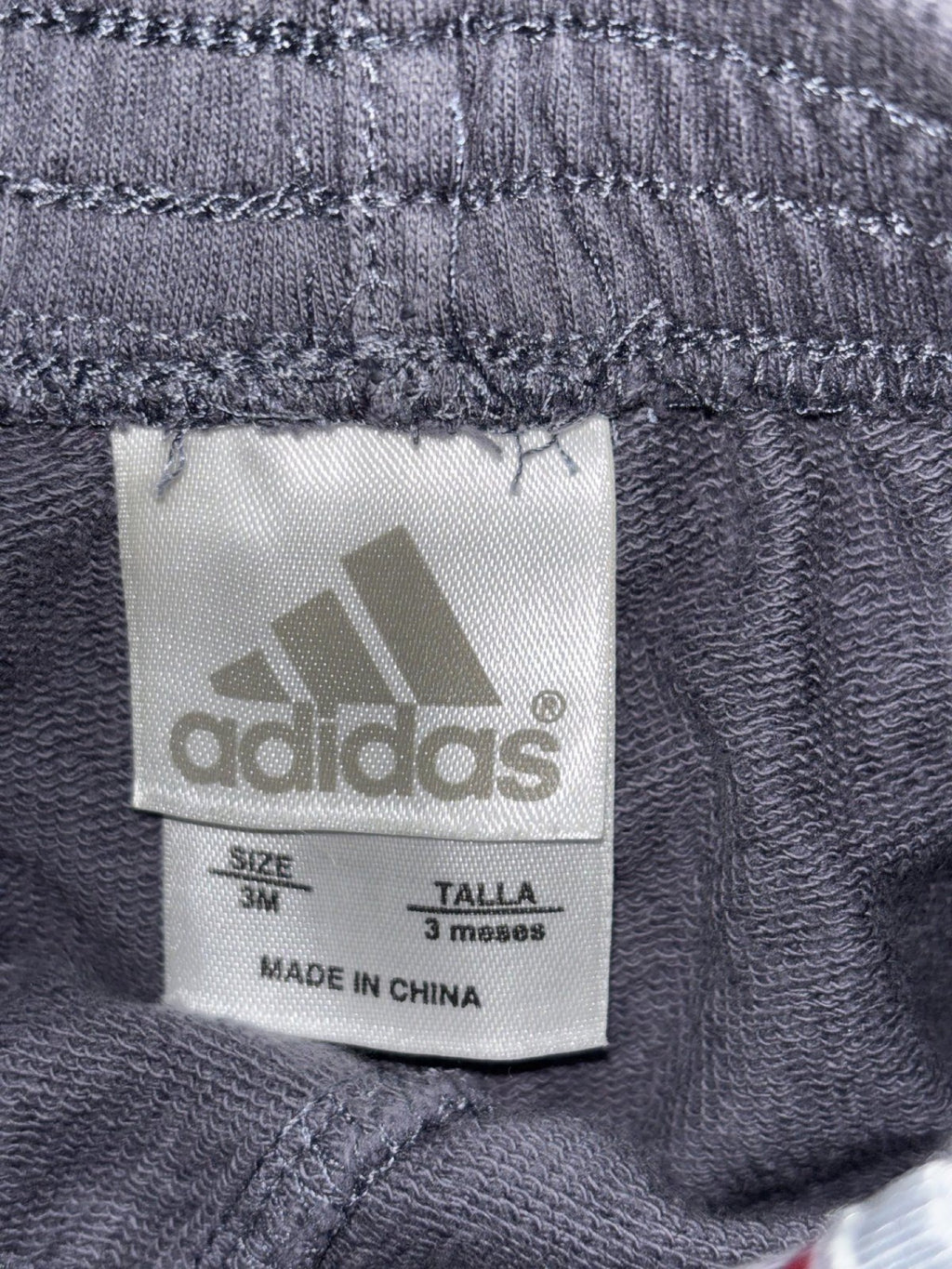 Nike Adidas Baby 3M 4 Piece Bundle Navy Rompers Red Hoodie Gray Pants