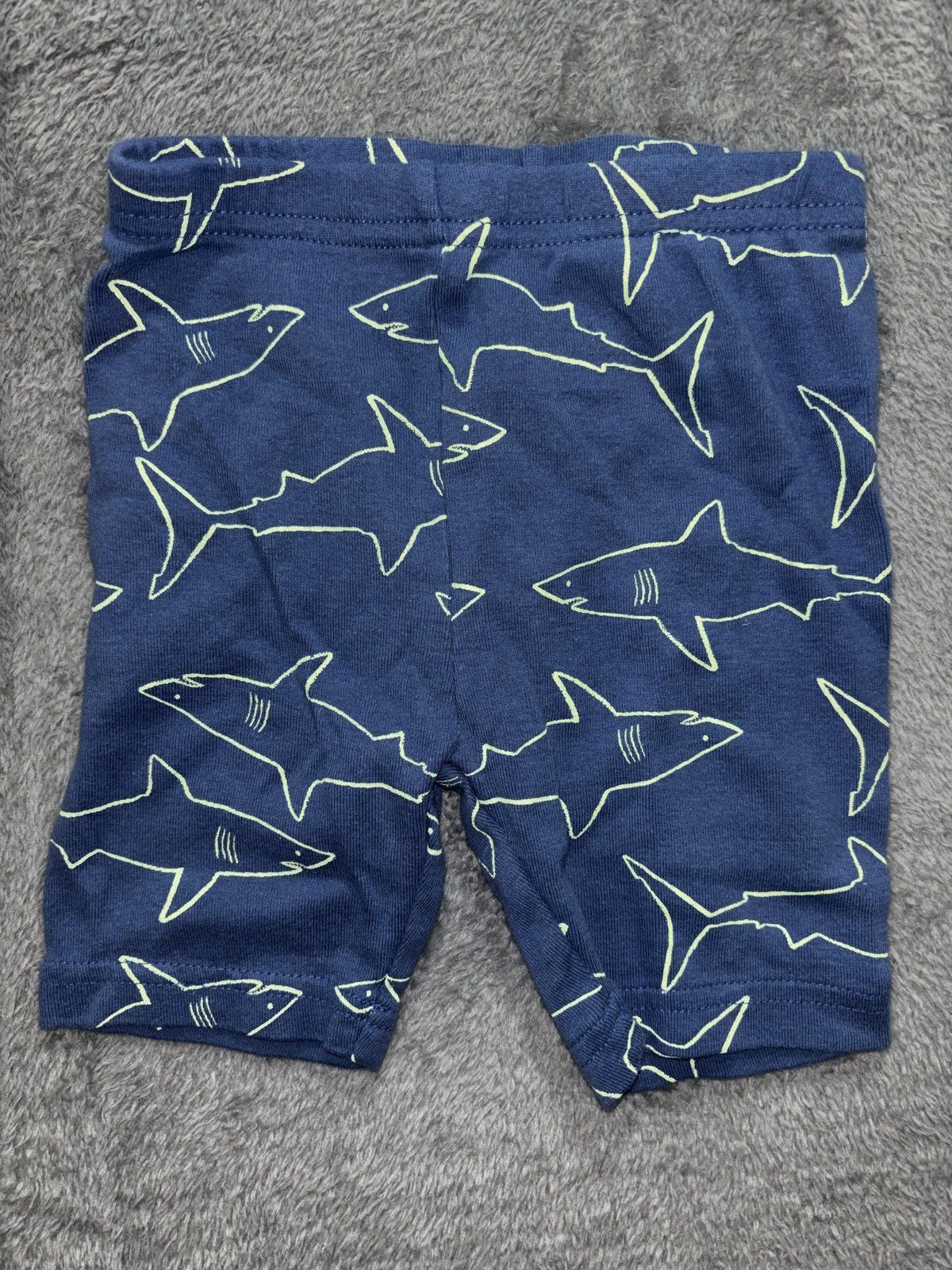 Carter's Abby & Erie Toddler 2T Bundle Shark Shorts Sand Dollar Tee Dino Pants